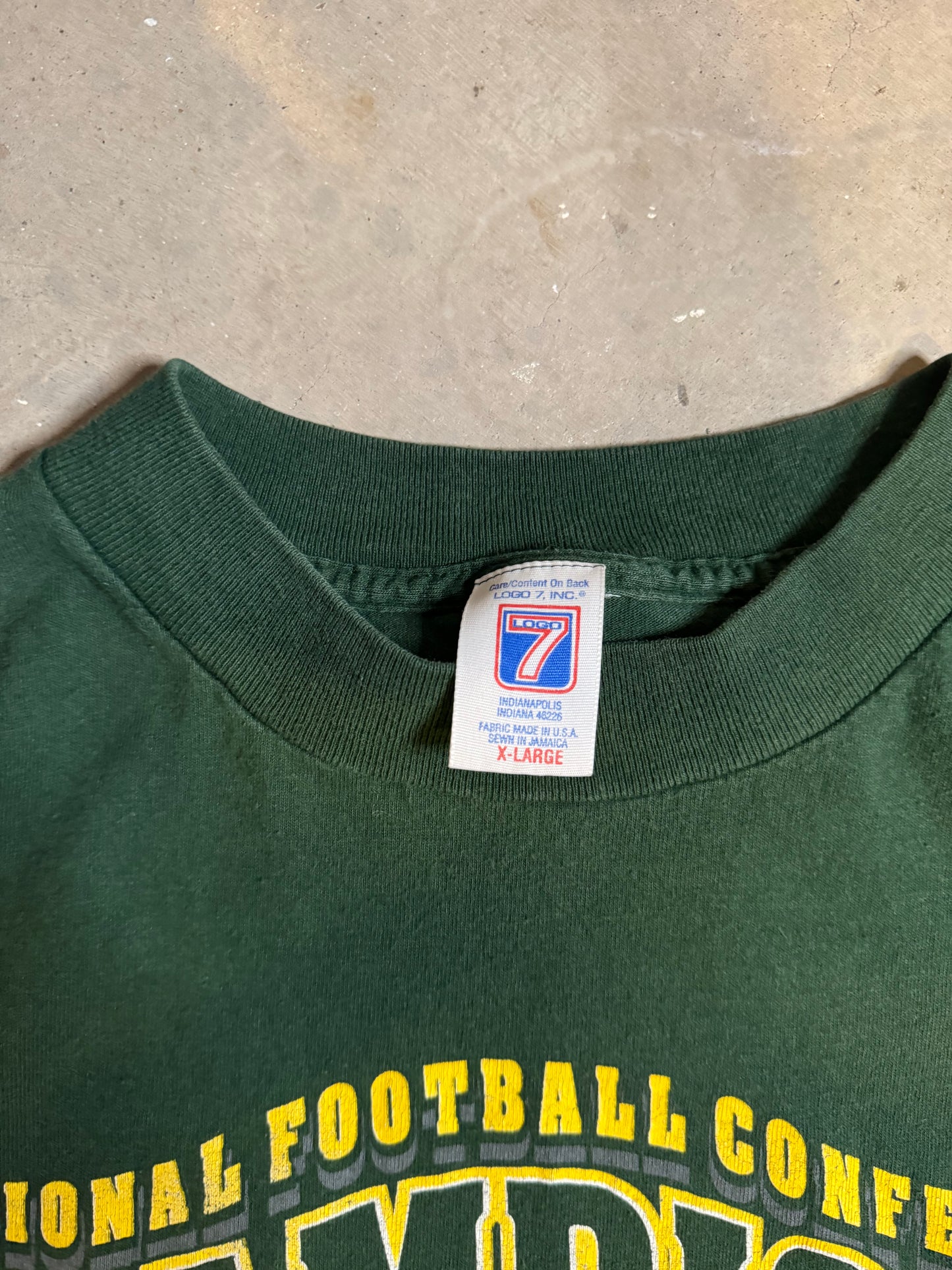 XL - Vintage Green Bay Packers NFC Champs Tee