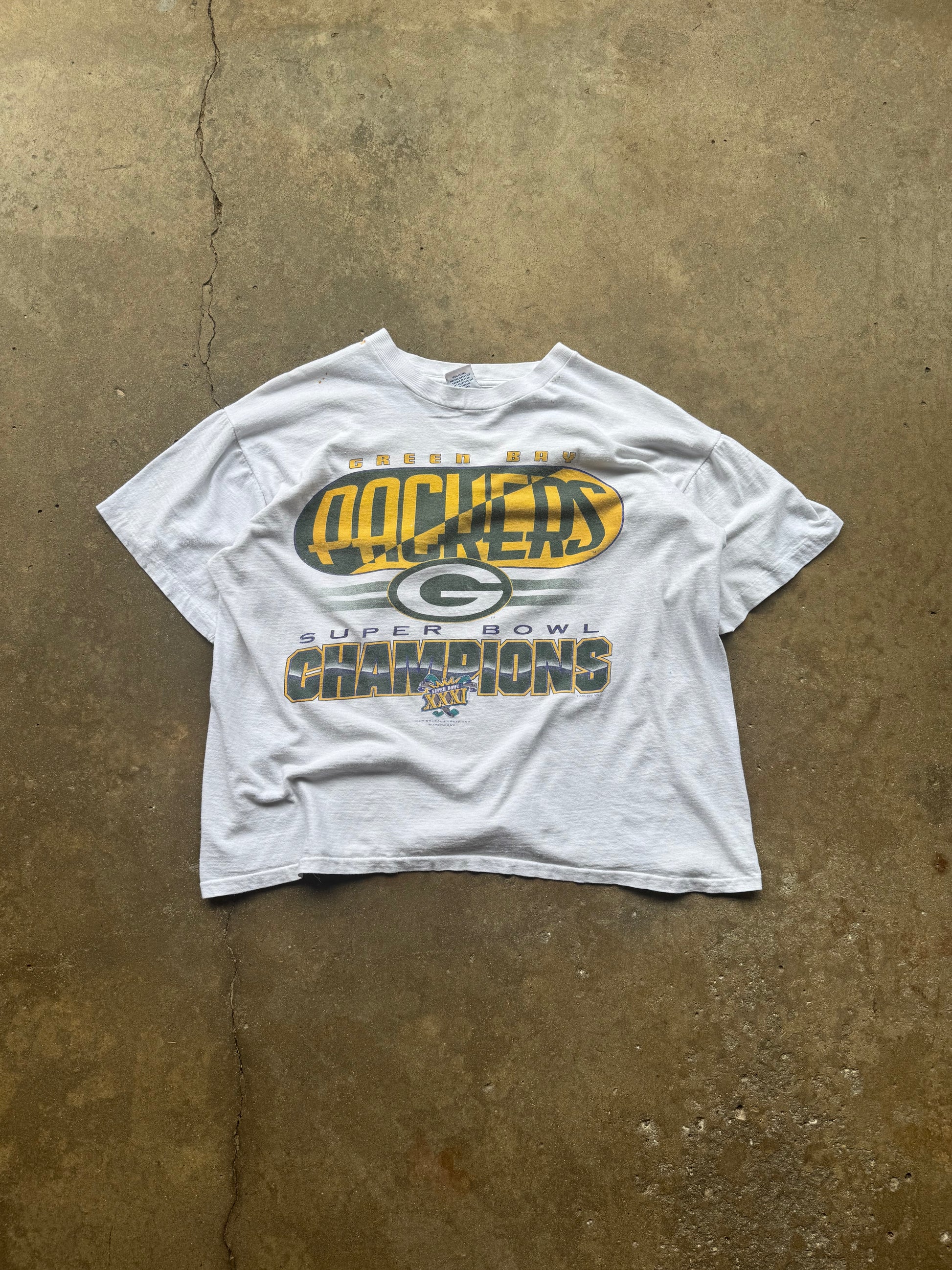 (L) 90s Green Bay Packers Super Bowl Tee