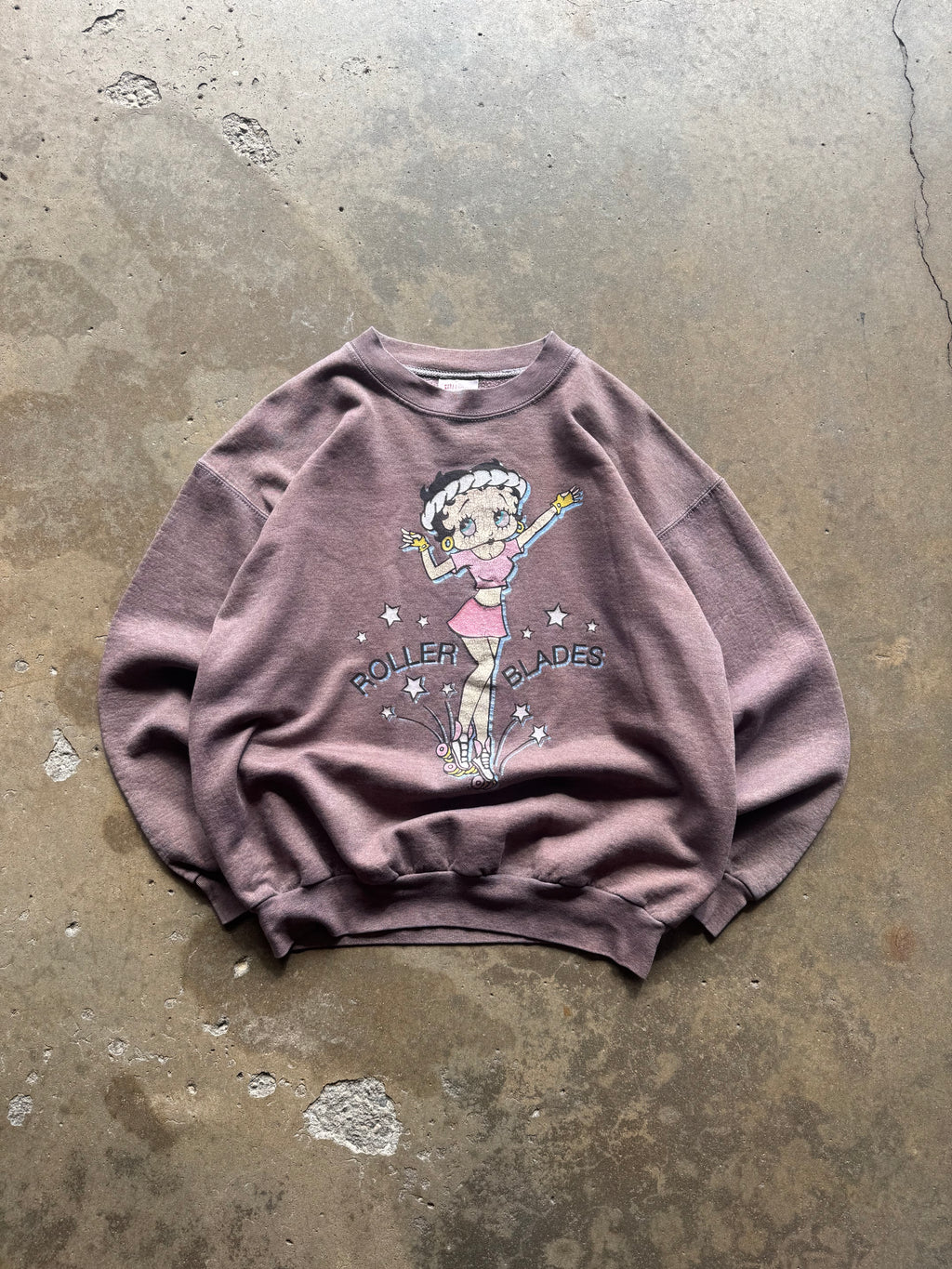 (S) 00s Moca Betty Boop Crewneck