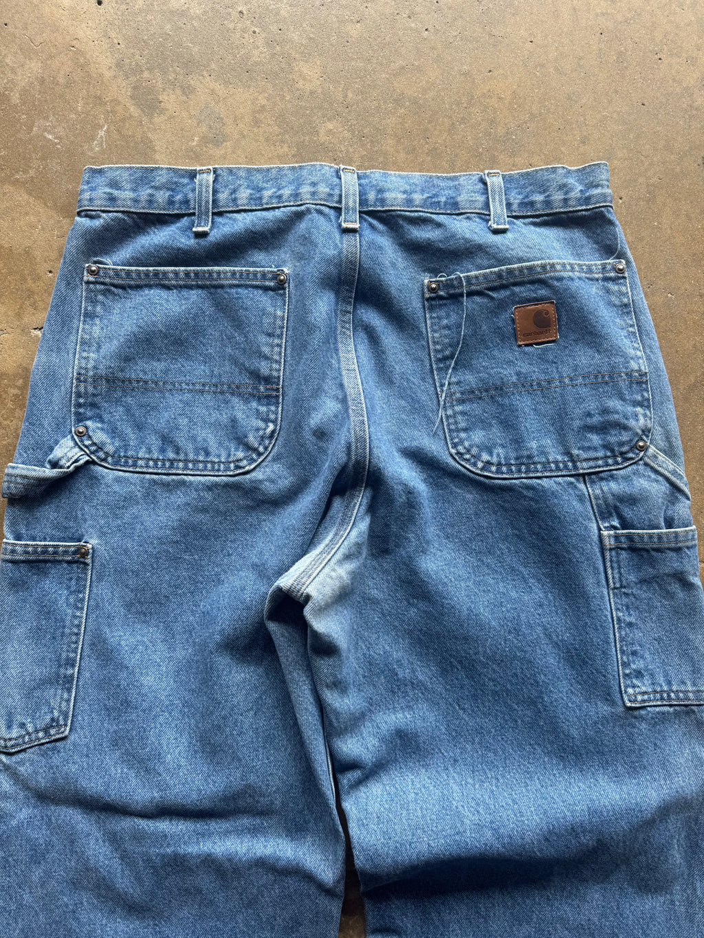 (36) 00s Denim Carhartt Double Knee Pants
