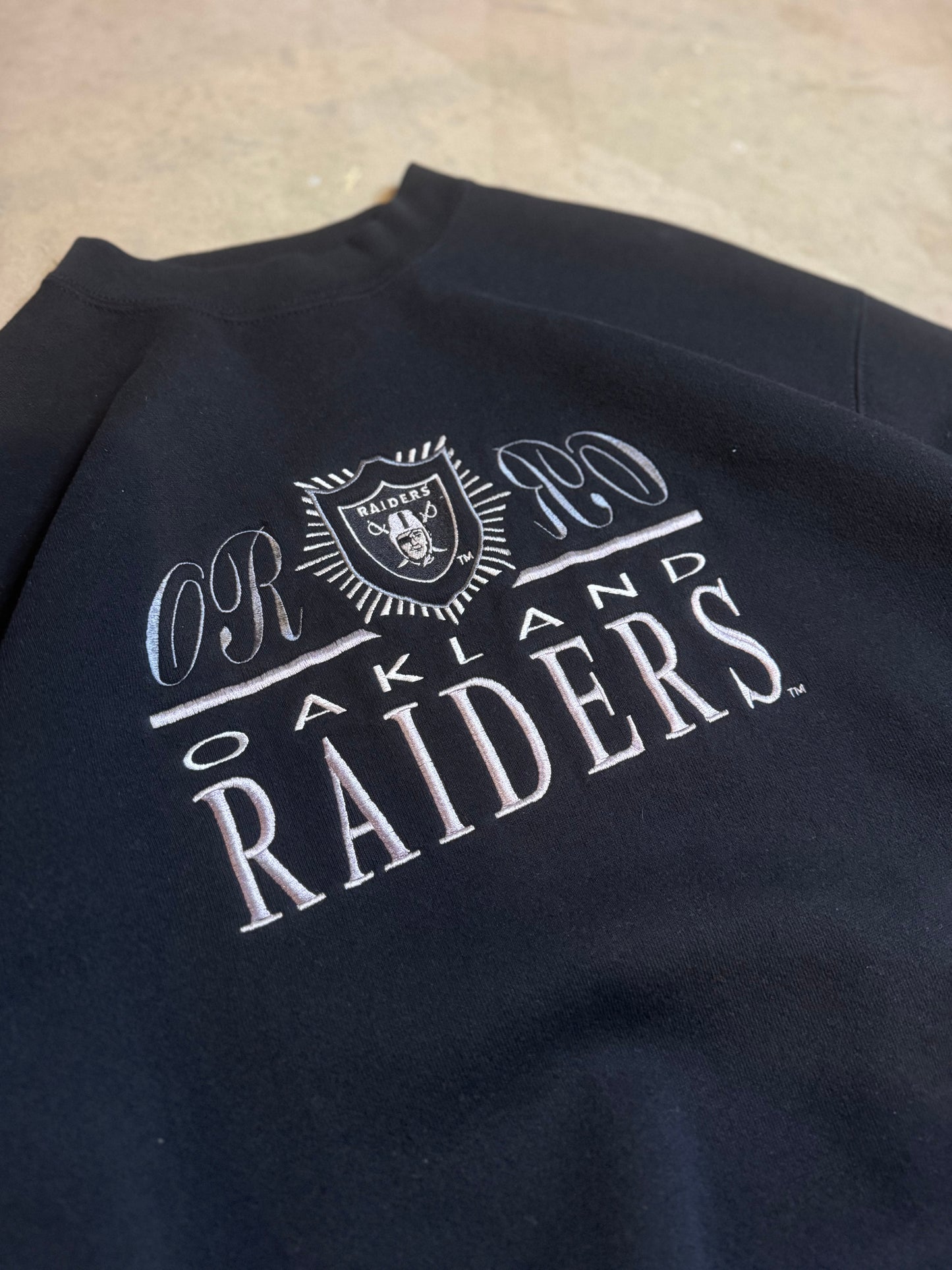 XL - Vintage Oakland Raiders Crewneck