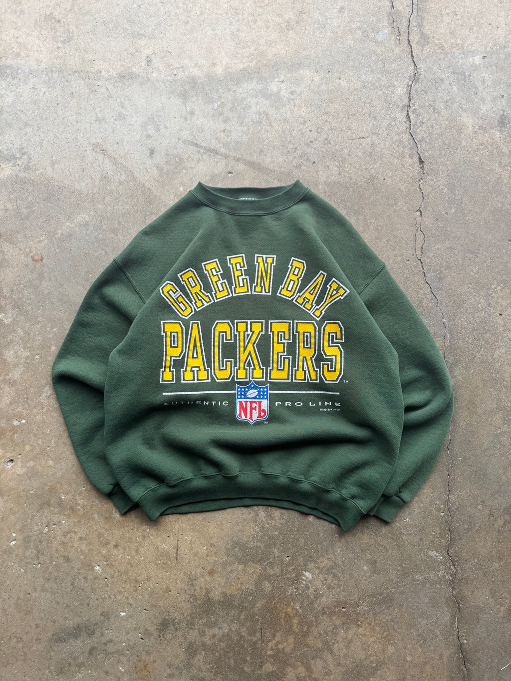 (L) 90s Green Bay Packers Pro Line Crewneck