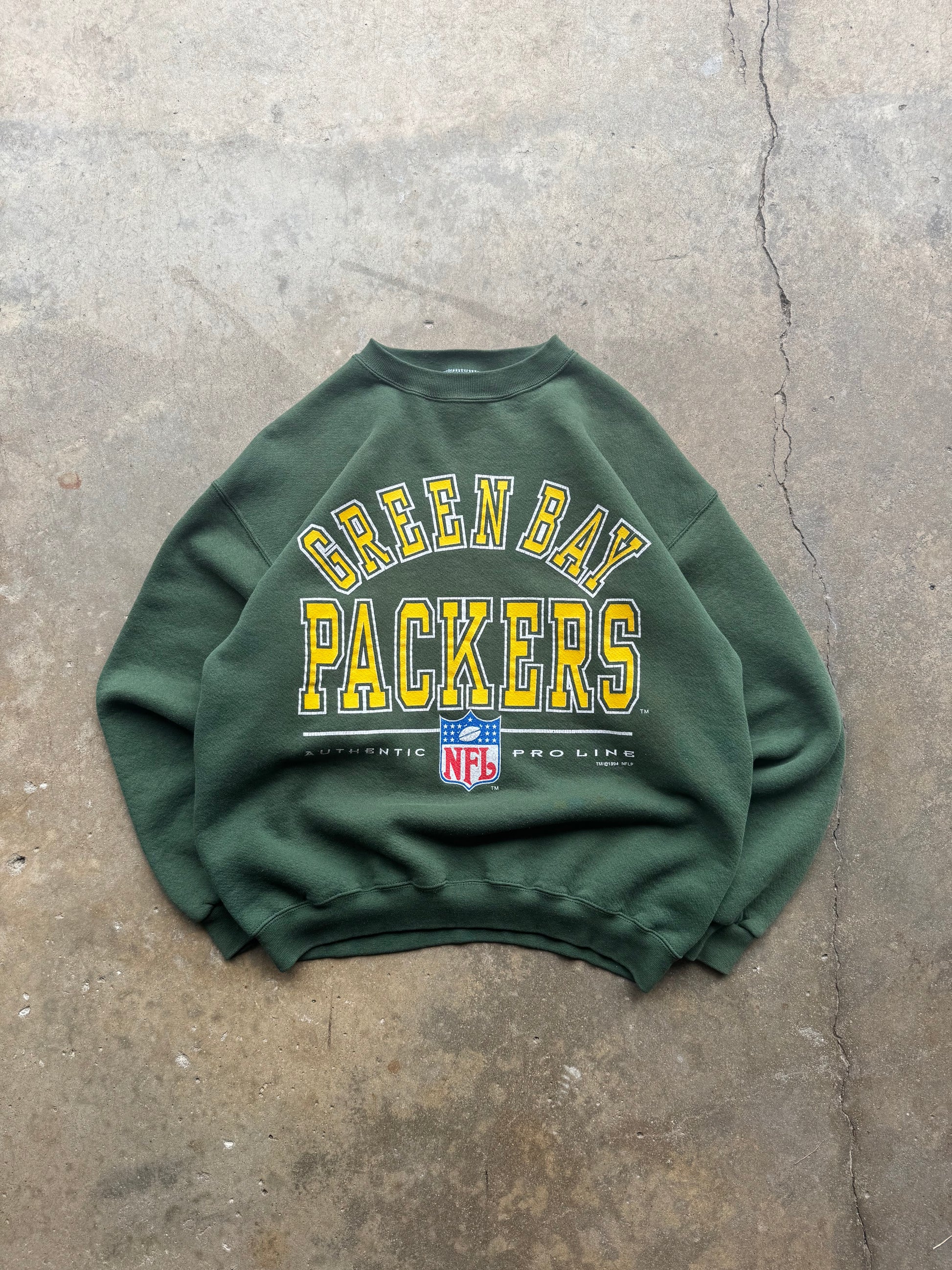 (L) 90s Green Bay Packers Pro Line Crewneck