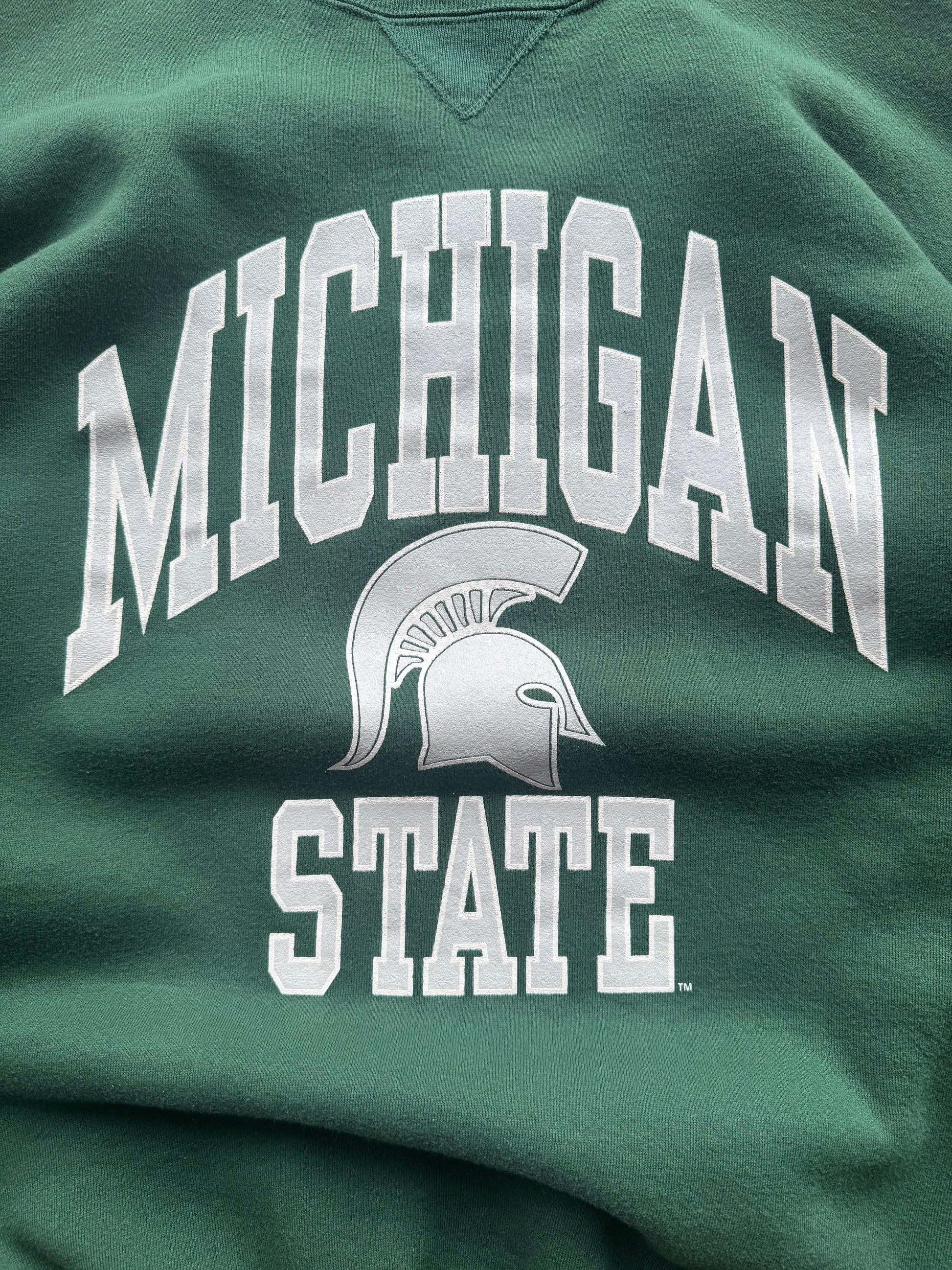 (XL) 90s Michigan State Russell Athletic Crewneck