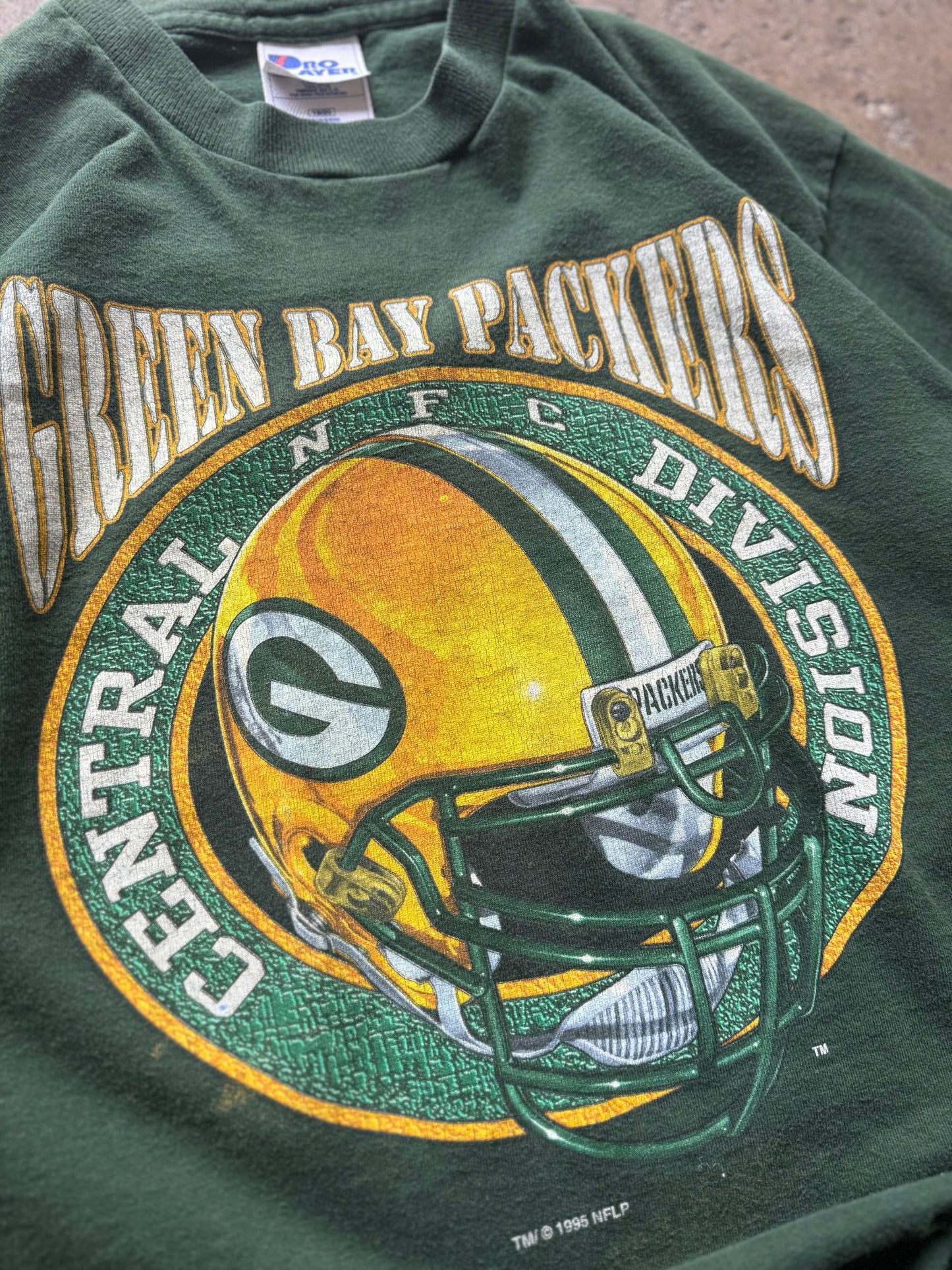 S - Vintage Green Bay Packers Central Division Tee