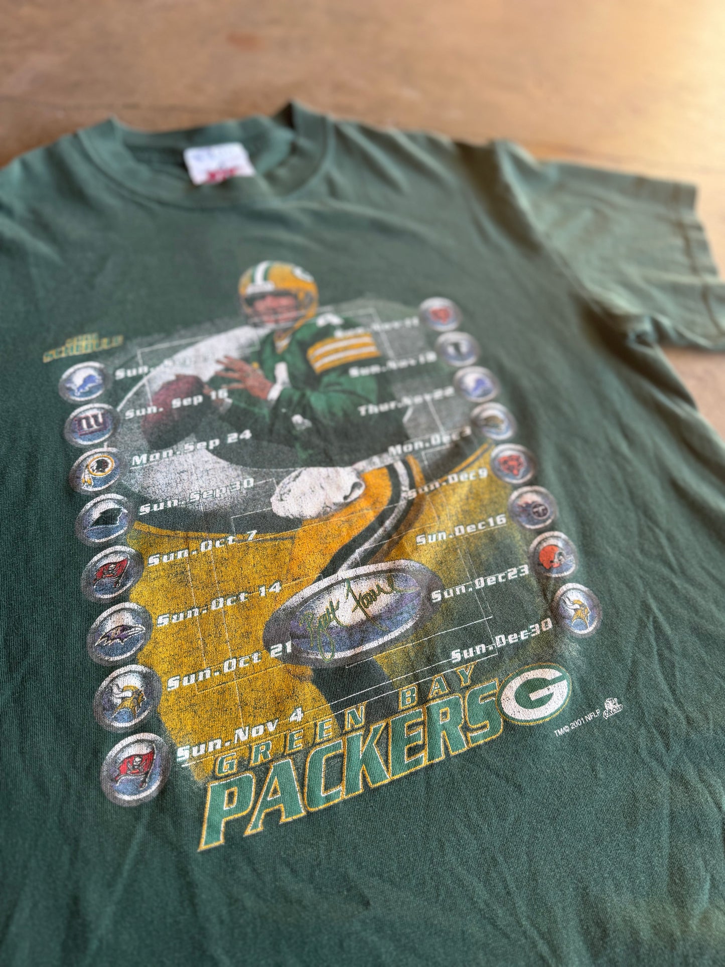 S-01’ Green Bay Packers Brett Favre Vintage Tee