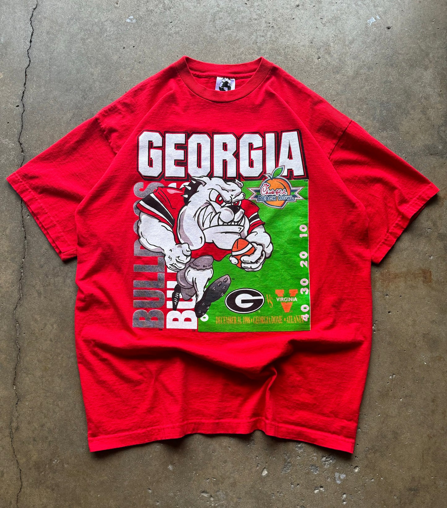 XL - Vintage Georgia Bulldogs Character Tee