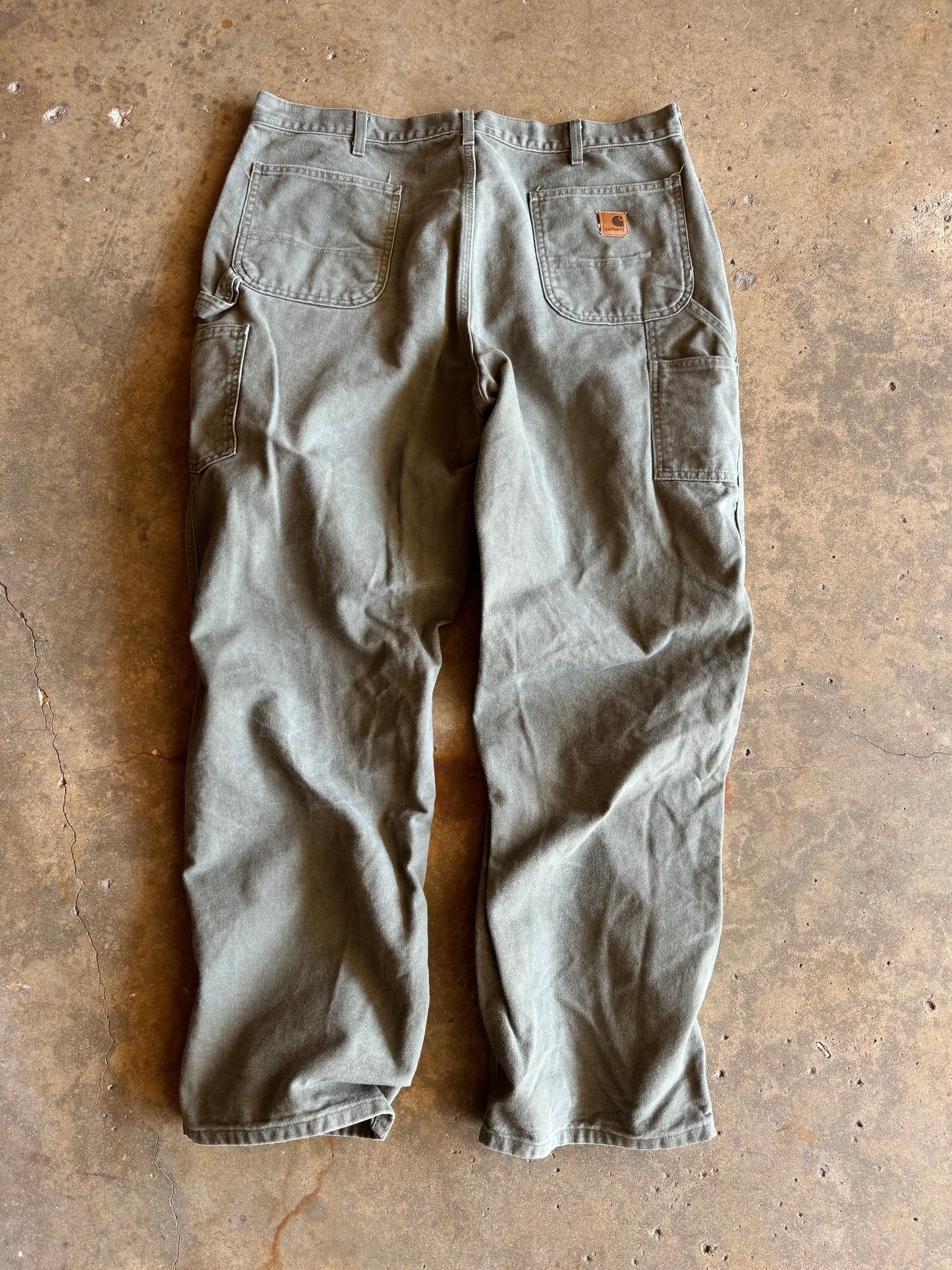 40 - Olive Green Carhartt Carpenter Pants