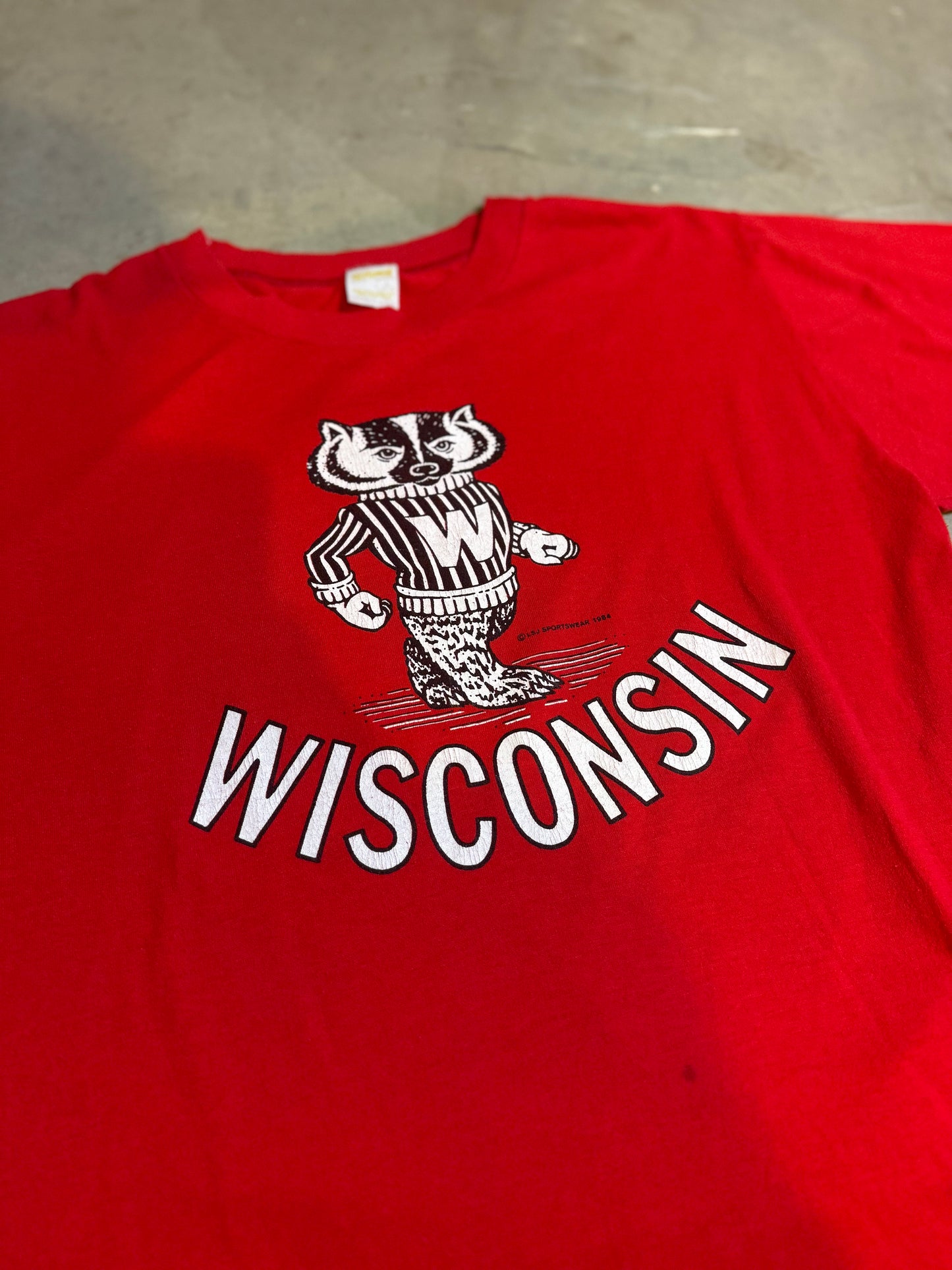 L-80s University of Wisconsin Vintage Tee