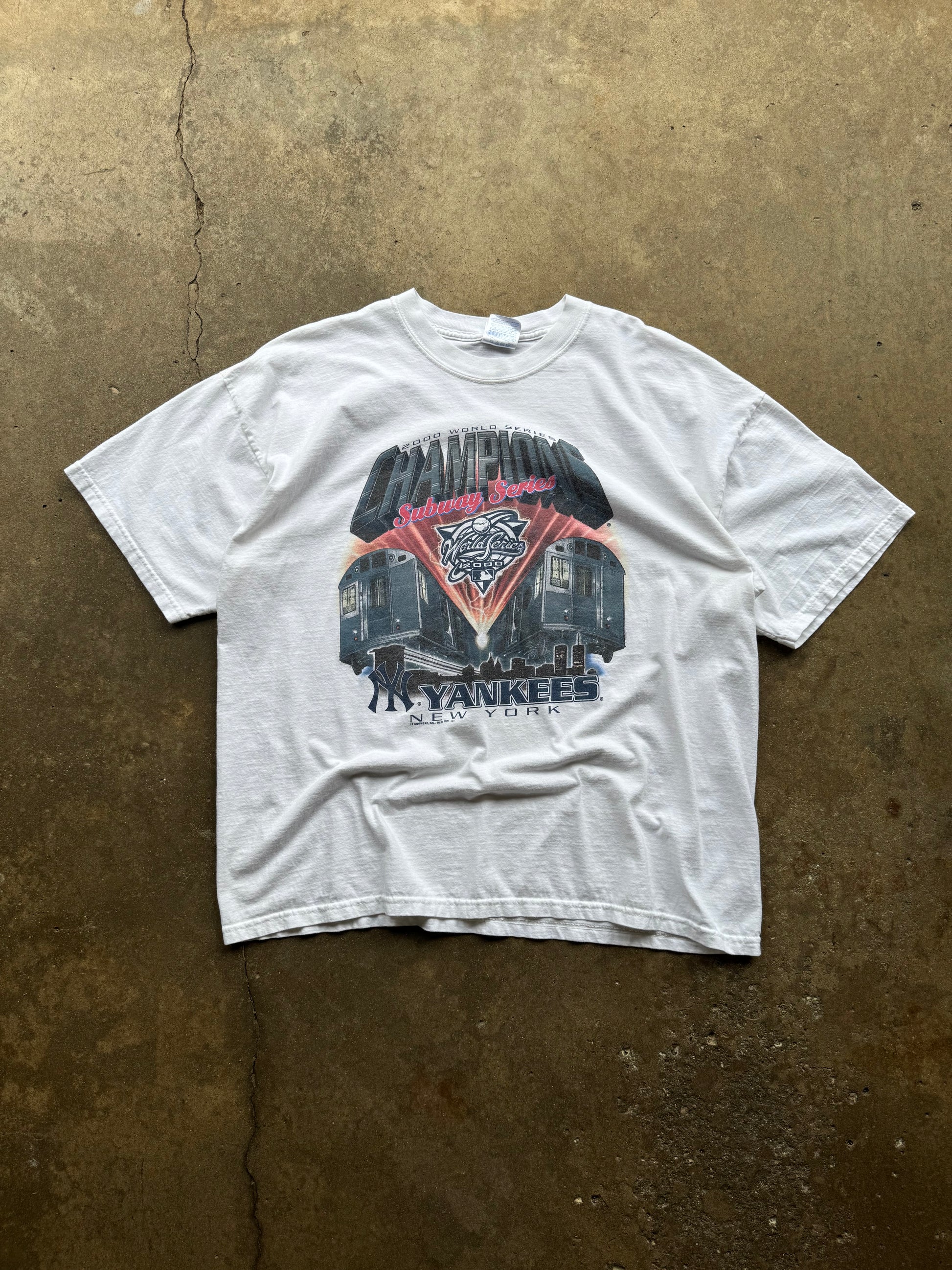 (XL) 00s New York Yankees Subway Series Tee