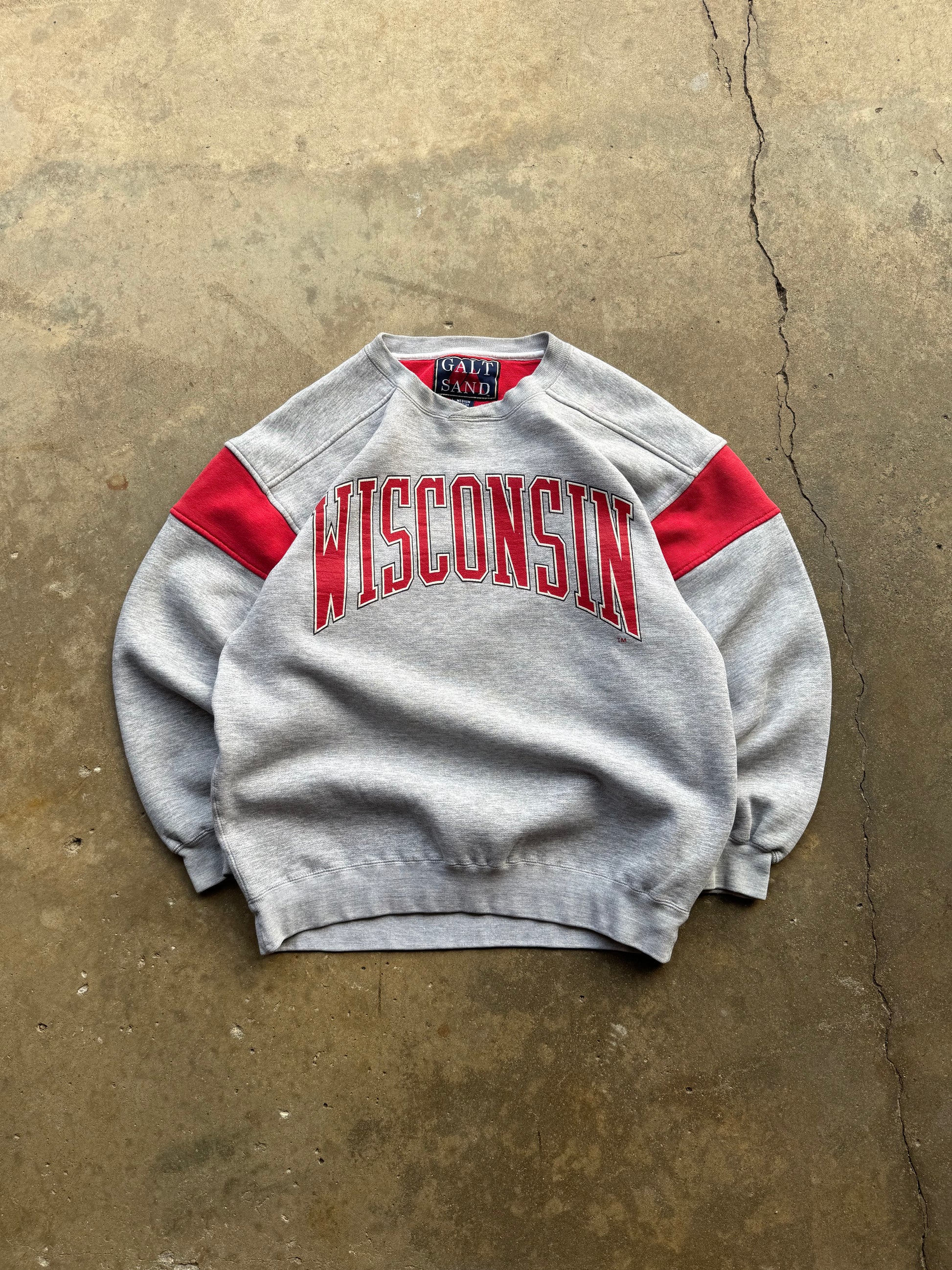 (M) 90s Wisconsin Badgers Graphic Crewneck