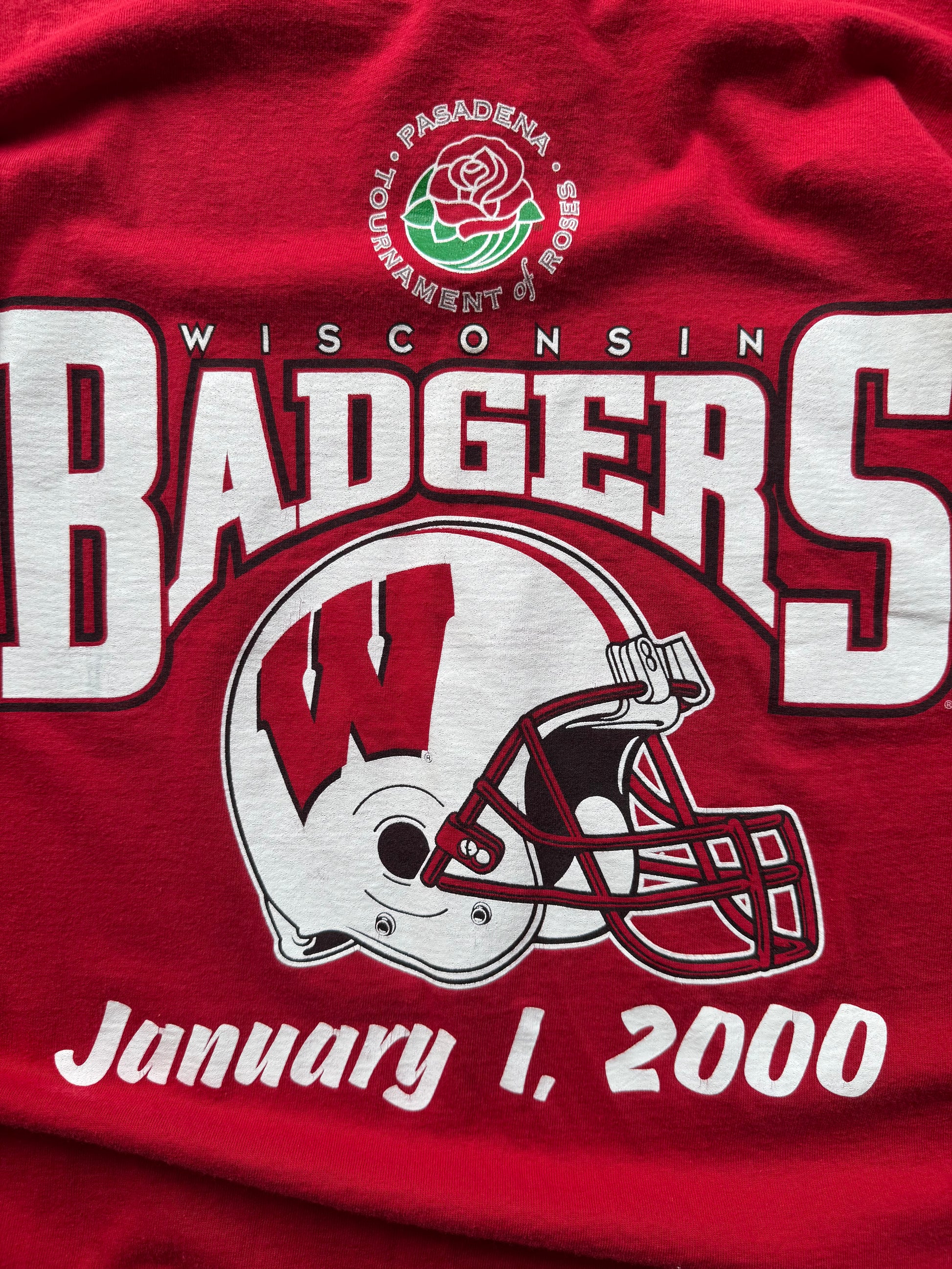 (XL) 00s Wisconsin Badgers Rose Bowl Tee
