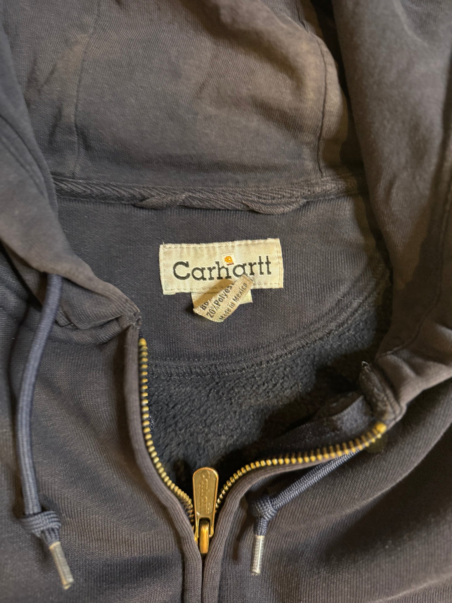 XL - Vintage Carhartt Zip-up Hoodie