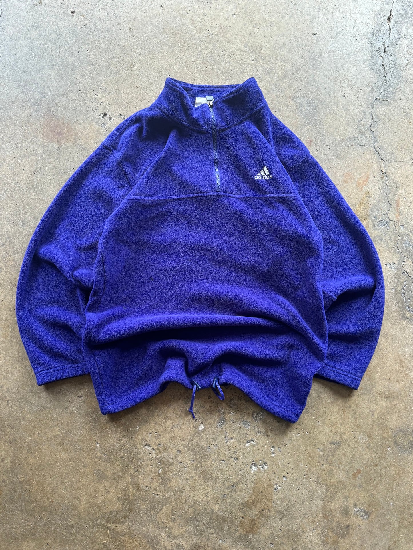 L - Vintage Adidas 3/4 Zip Fleece