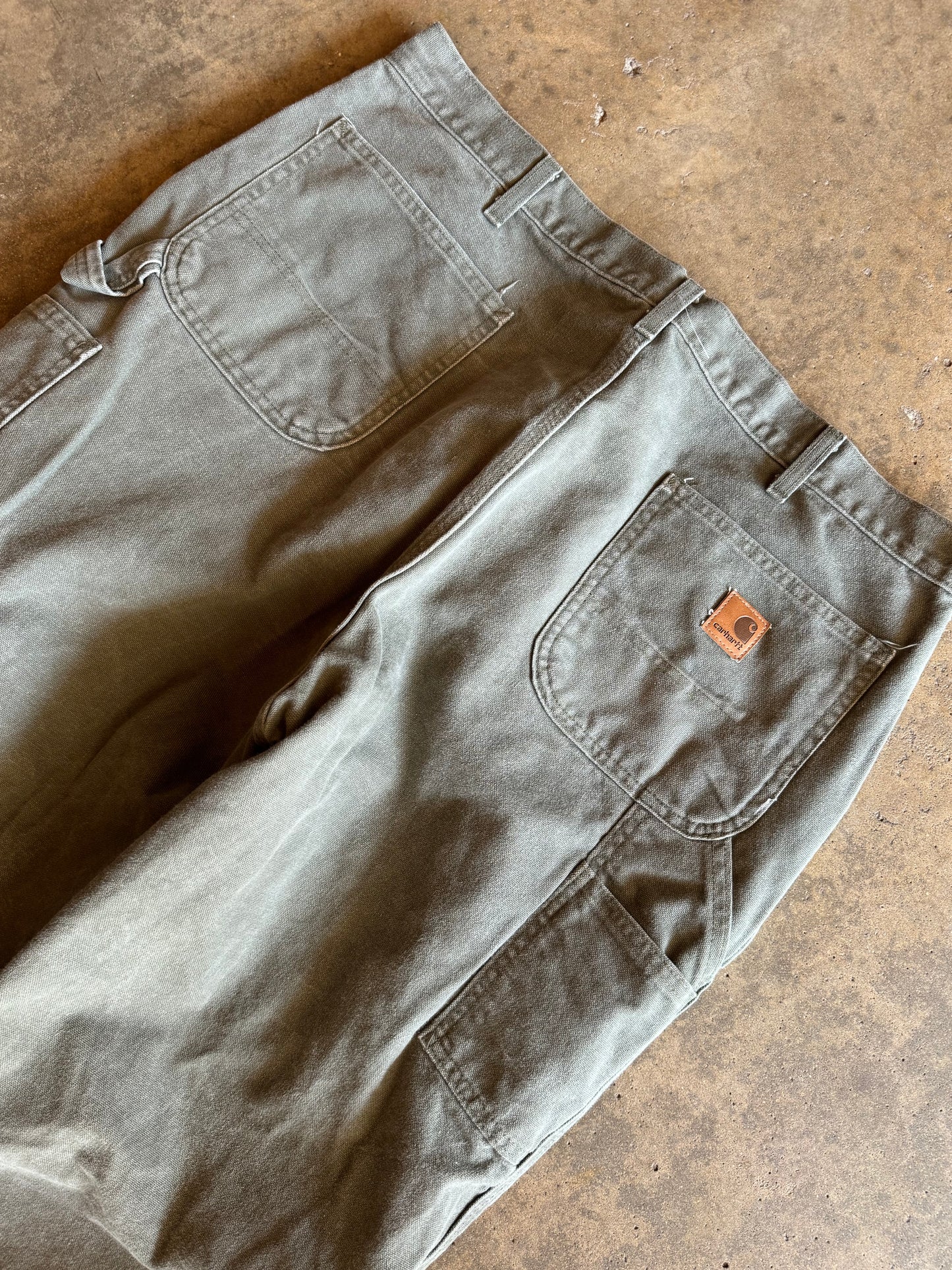 40 - Olive Green Carhartt Carpenter Pants