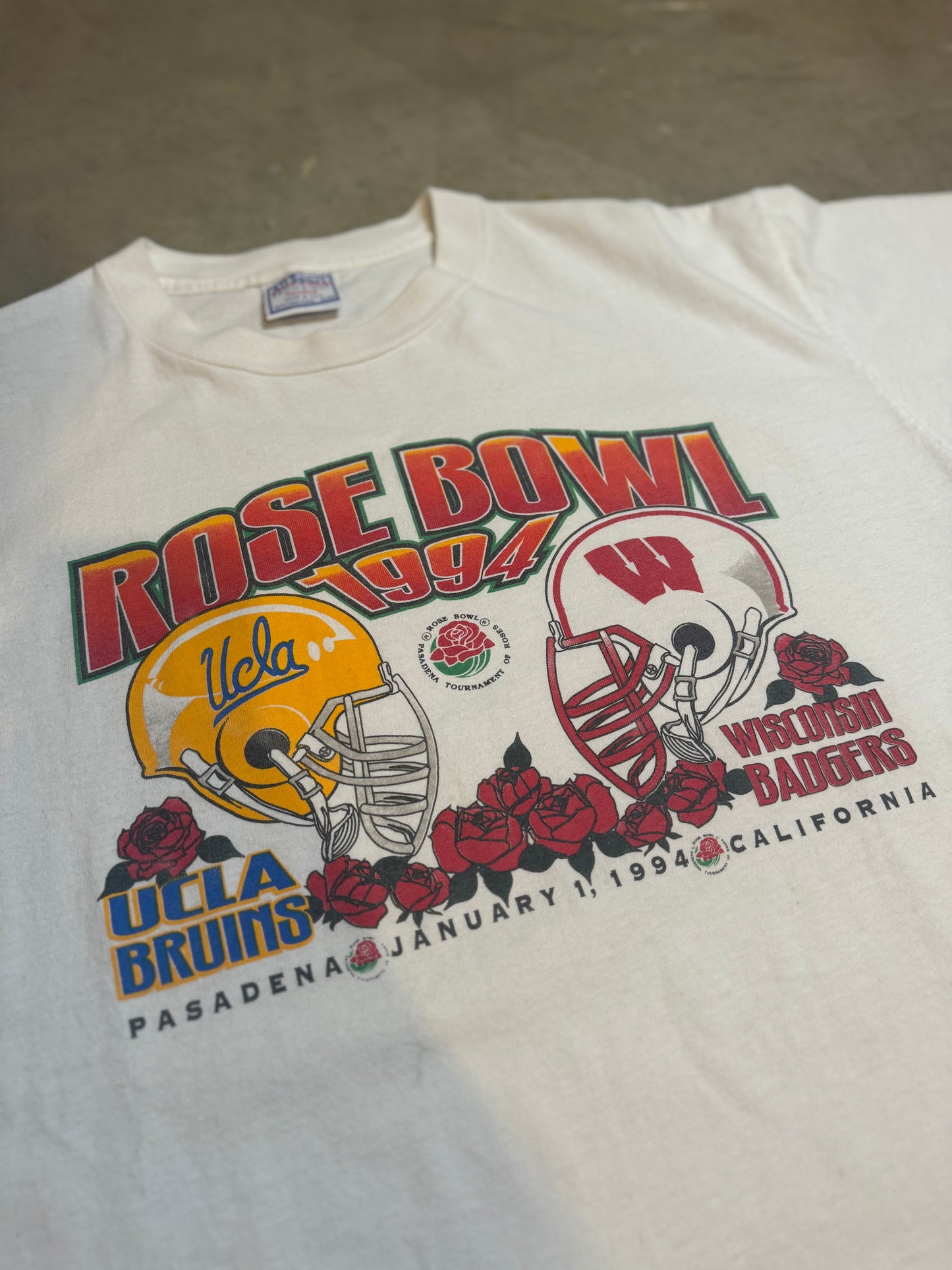 XL-90s Wisconsin Badgers Rose Bowl Vintage Tee