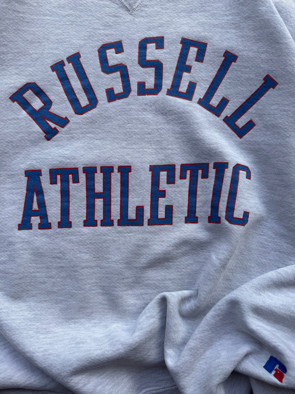 (XL) 90s Russell Athletic Logo Crewneck
