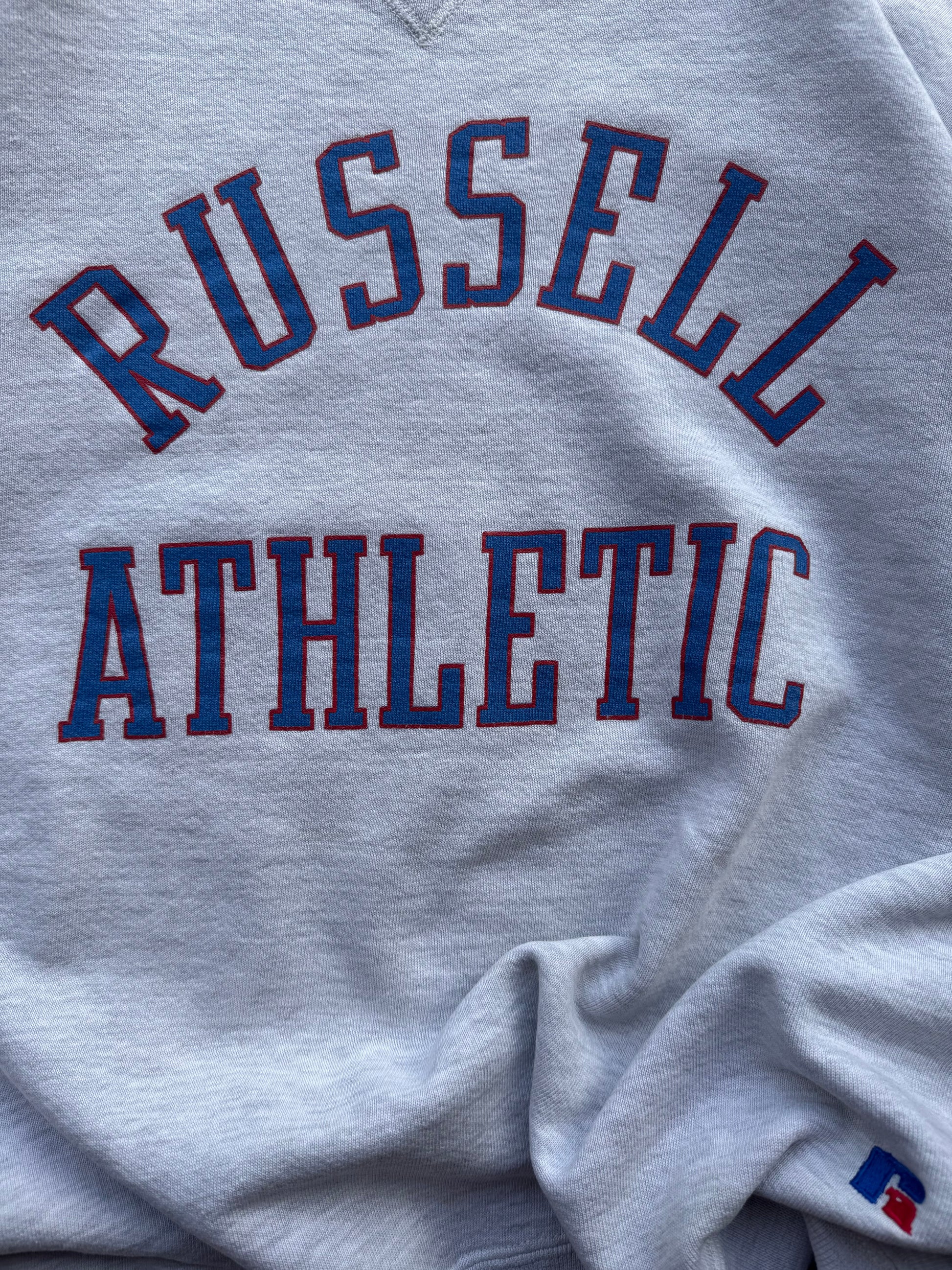 (XL) 90s Russell Athletic Logo Crewneck