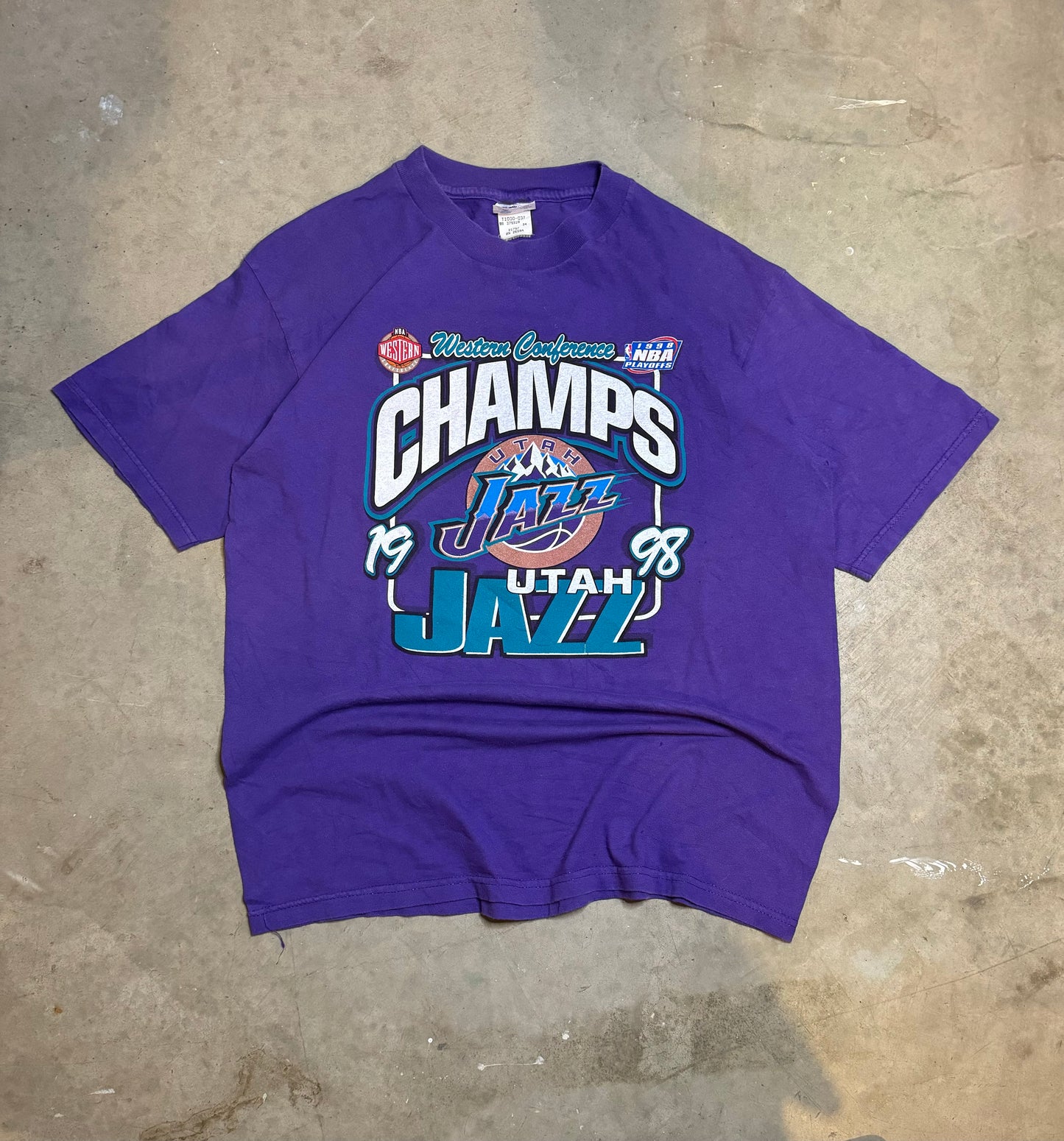 L-90s Utah Jazz Vintage Tee