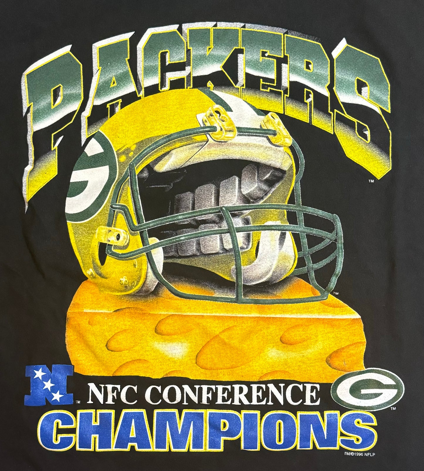 90s Green Bay Packers NFC Champs Vintage Tee