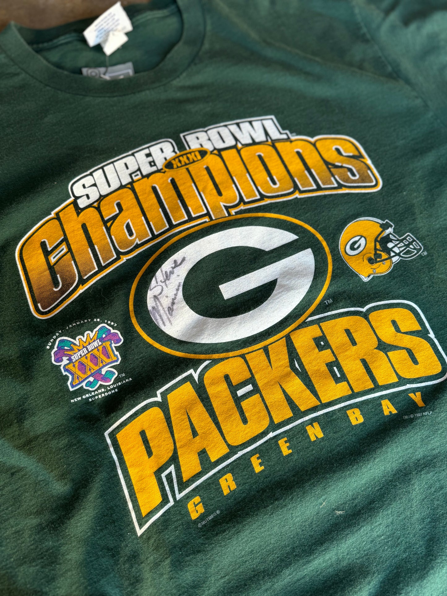 XL-90s Green Bay Packers Super Bowl Vintage Tee