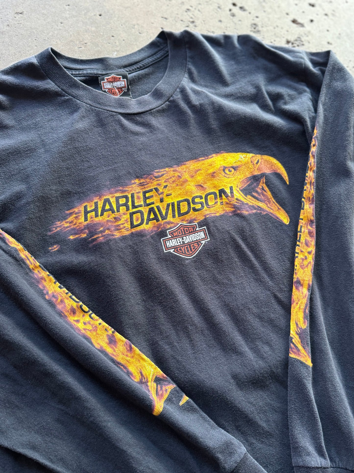 M - Vintage Harley Davidson Long Sleeve Tee