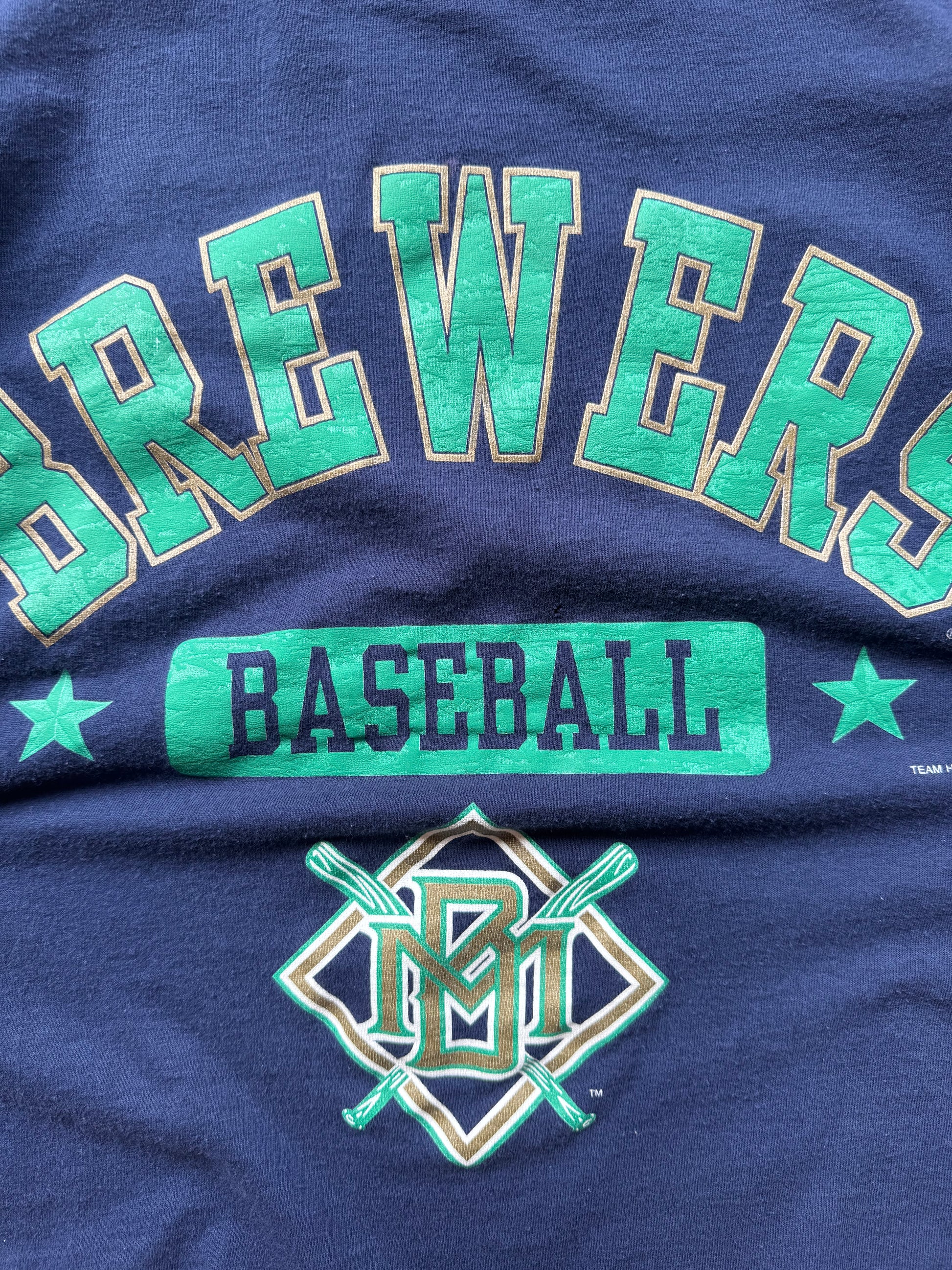 (M) 90s Milwaukee Brewers Cropped Tee