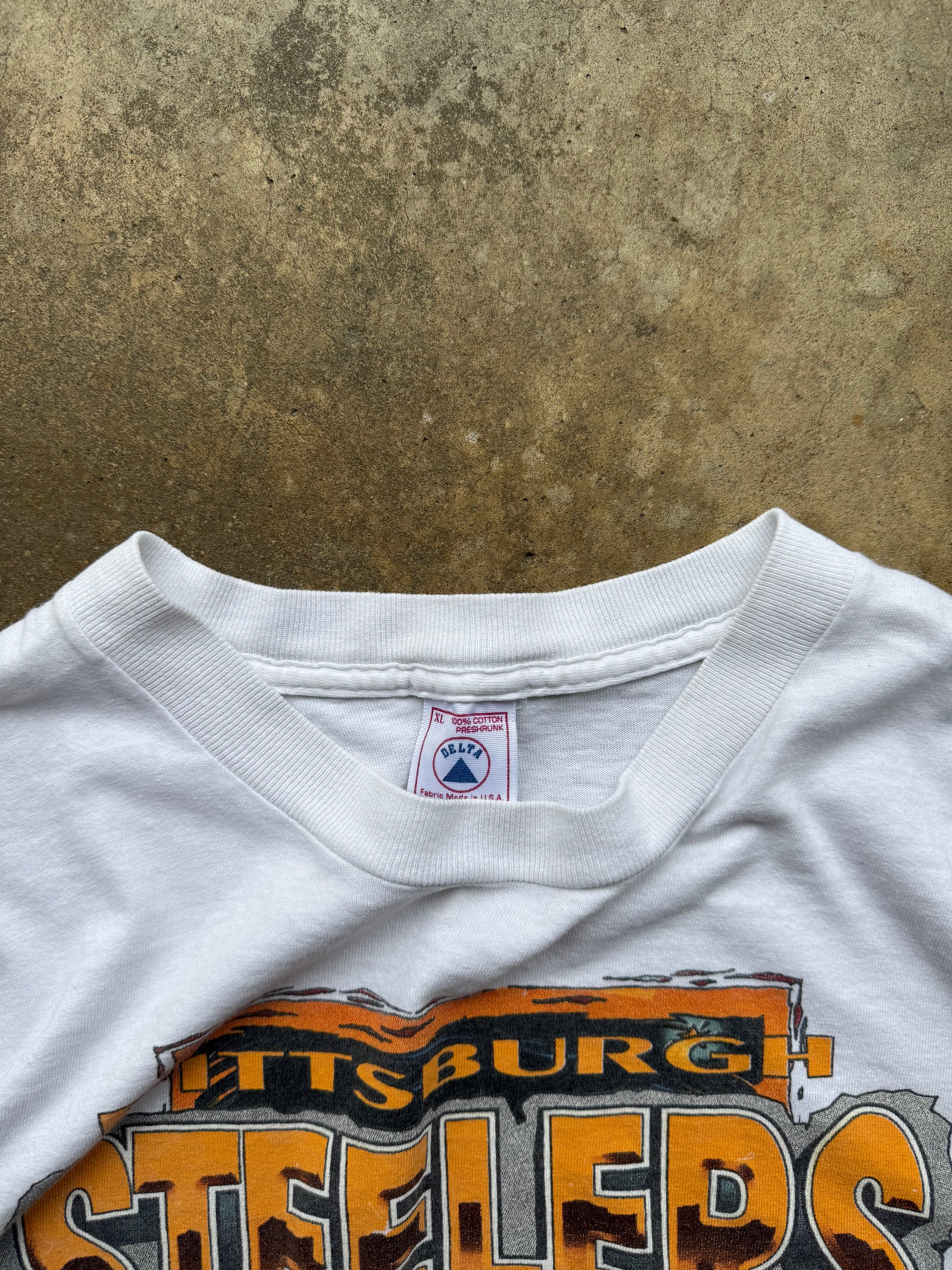 (XL) 90s Pittsburgh Steelers AFC Champs Graphic Tee