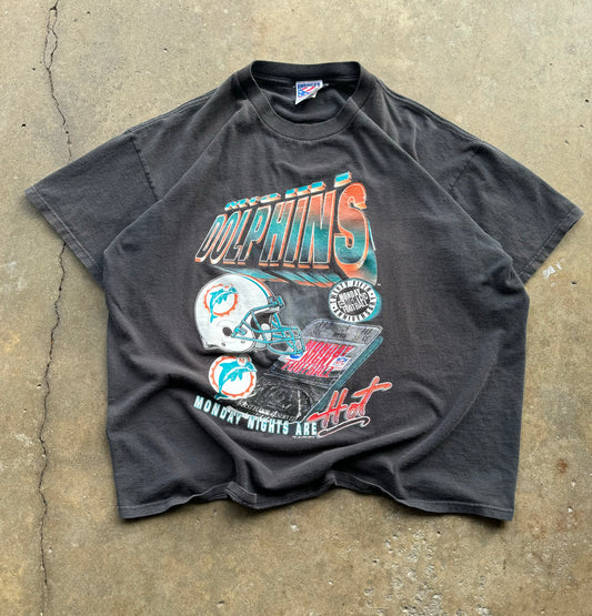 L - Vintage Miami Dolphins Monday Night Football Tee