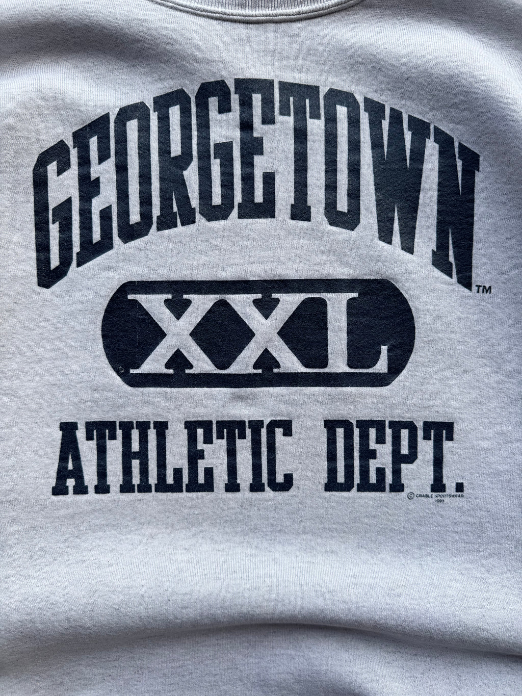 (XL) 90s Georgetown XXL Athletic Dept. Crewneck