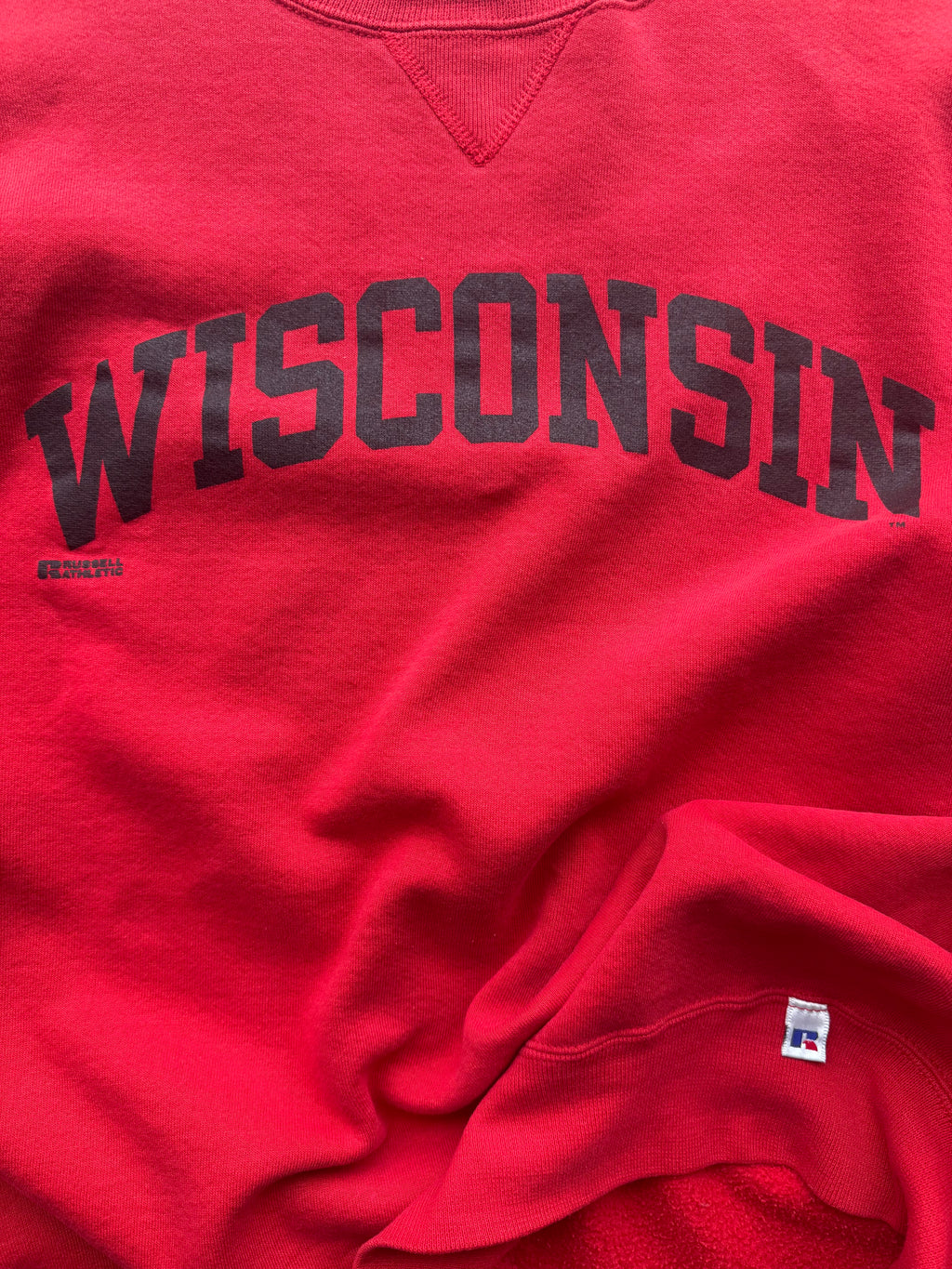 (XL) 90s Wisconsin Badgers Russell Athletic Crewneck