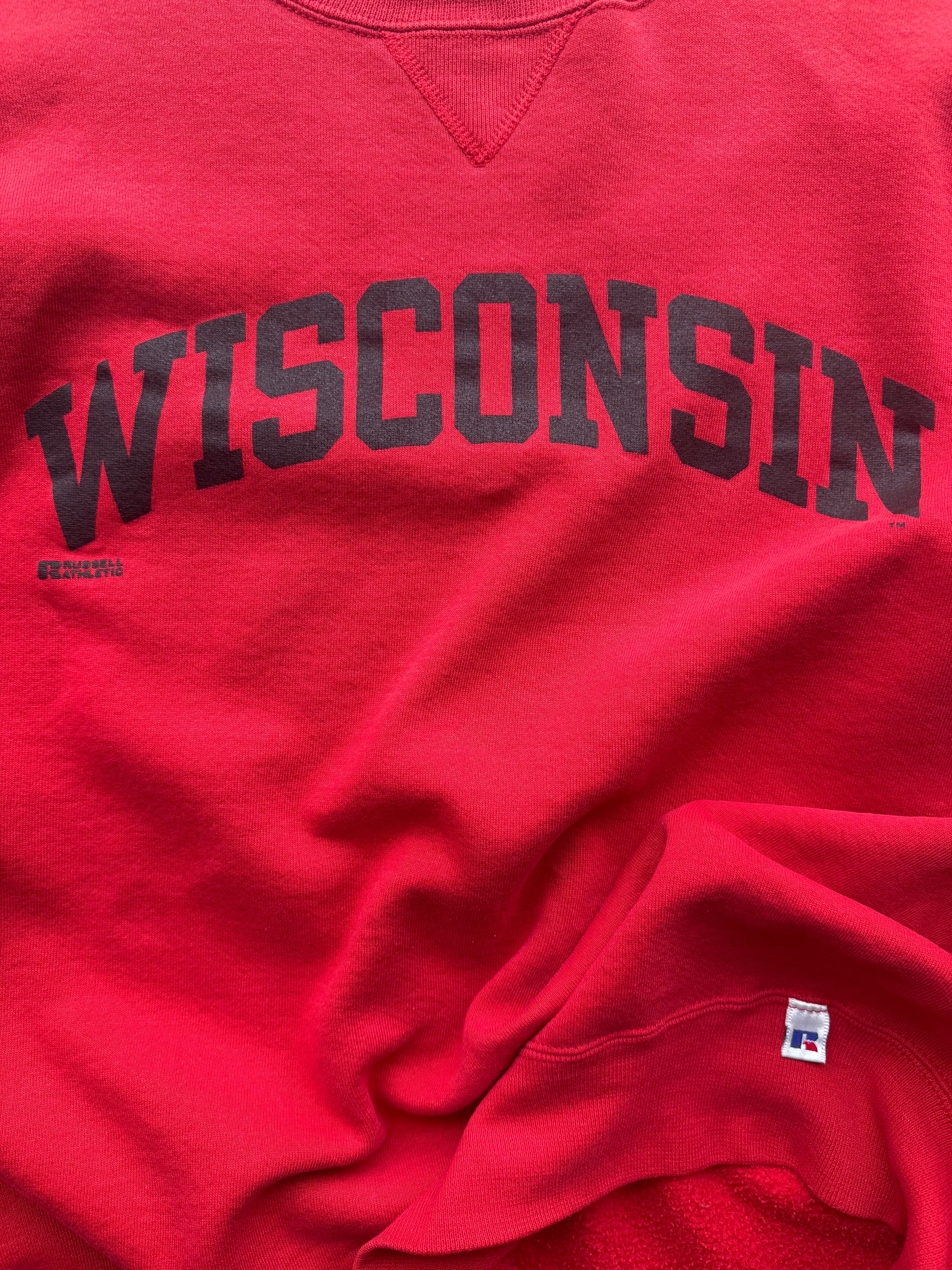 (XL) 90s Wisconsin Badgers Russell Athletic Crewneck