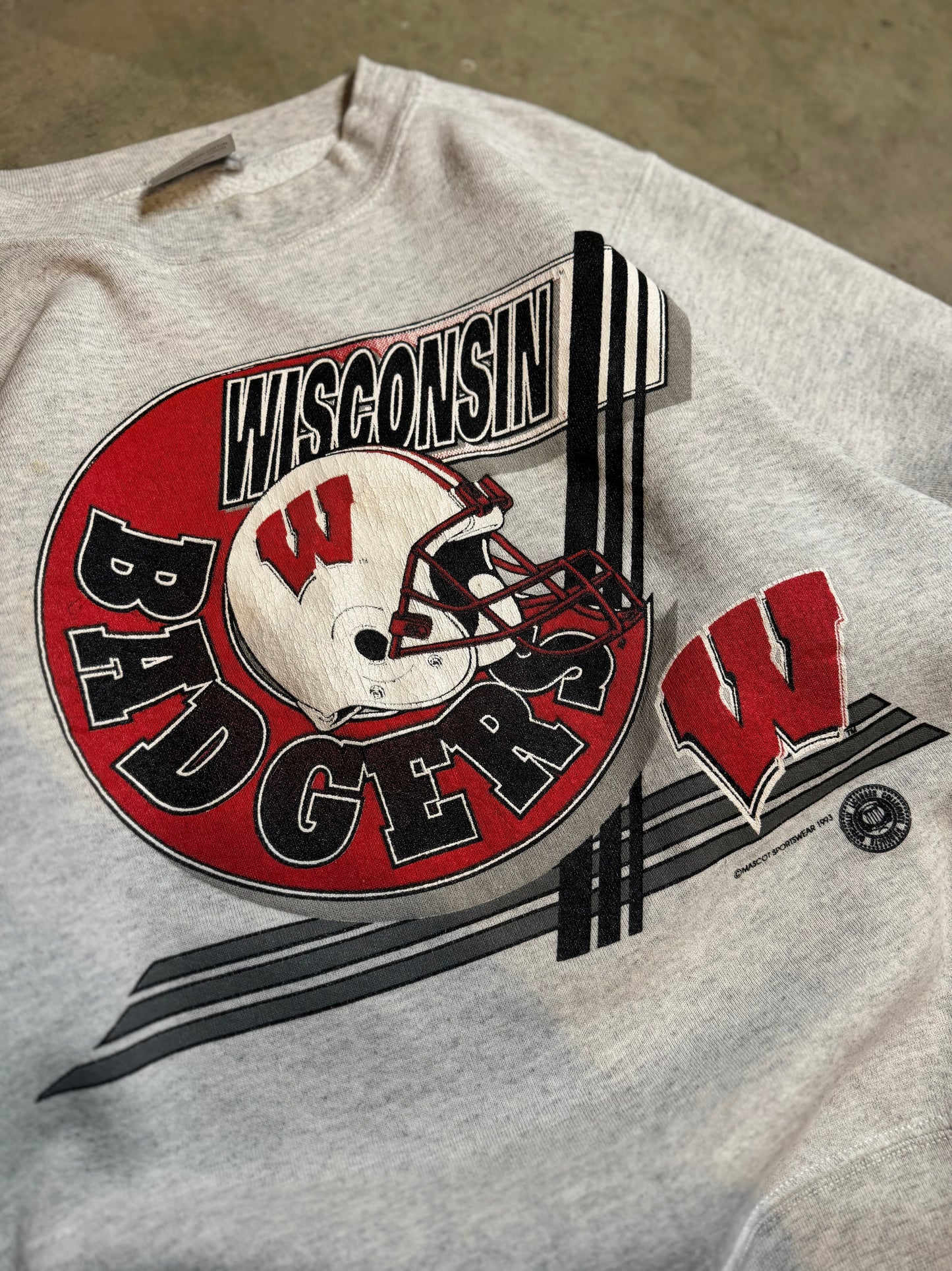 XS - Vintage Wisconsin Badgers Crewneck