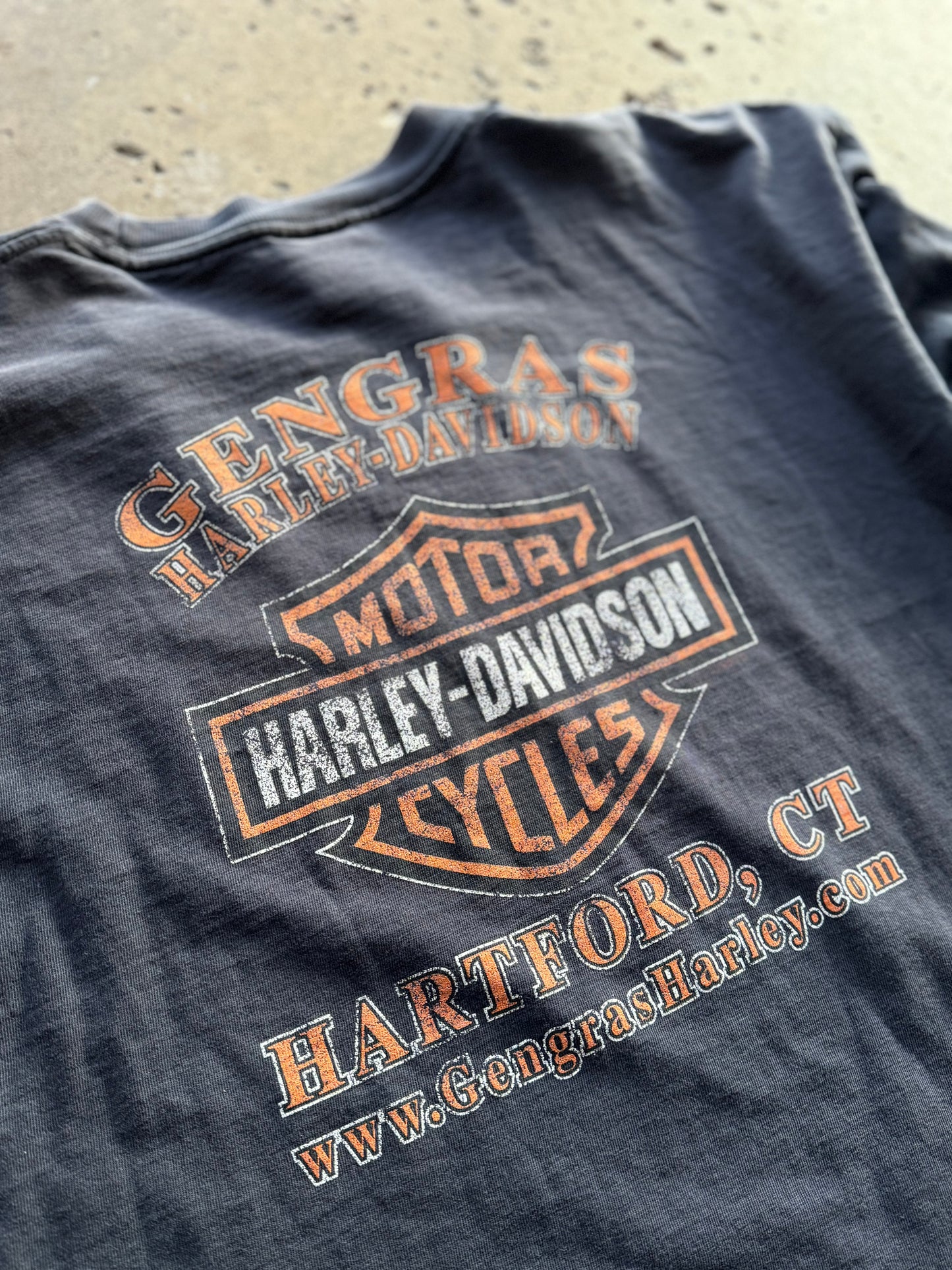 XL - Vintage Harley Davidson Long Sleeve Tee