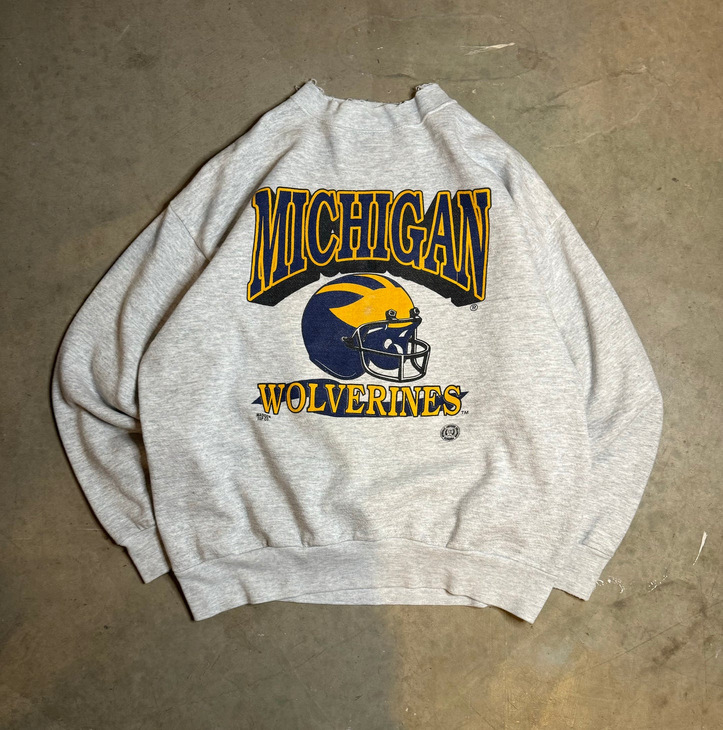 M - Vintage Michigan Wolverines Crewneck