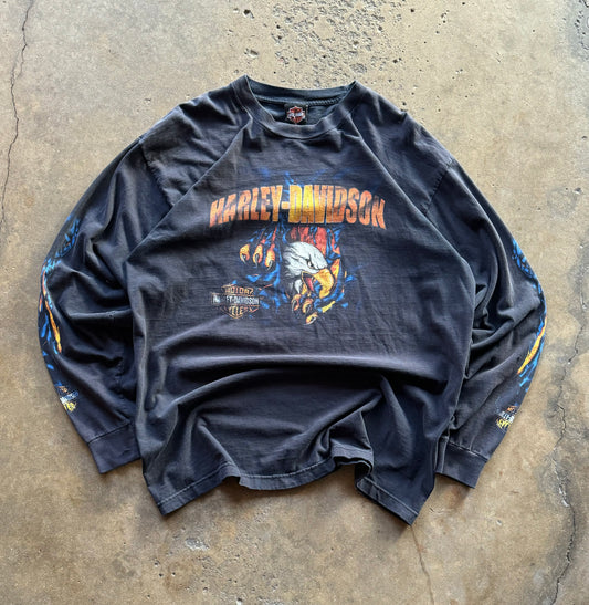 XL - Vintage Harley Davidson Long Sleeve Tee