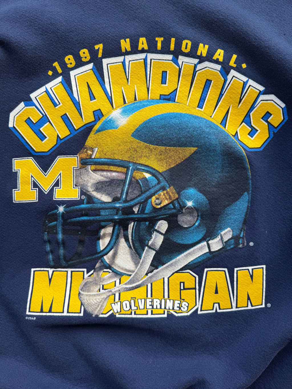 (XL) 90s Michigan Wolverines National Champs Crewneck