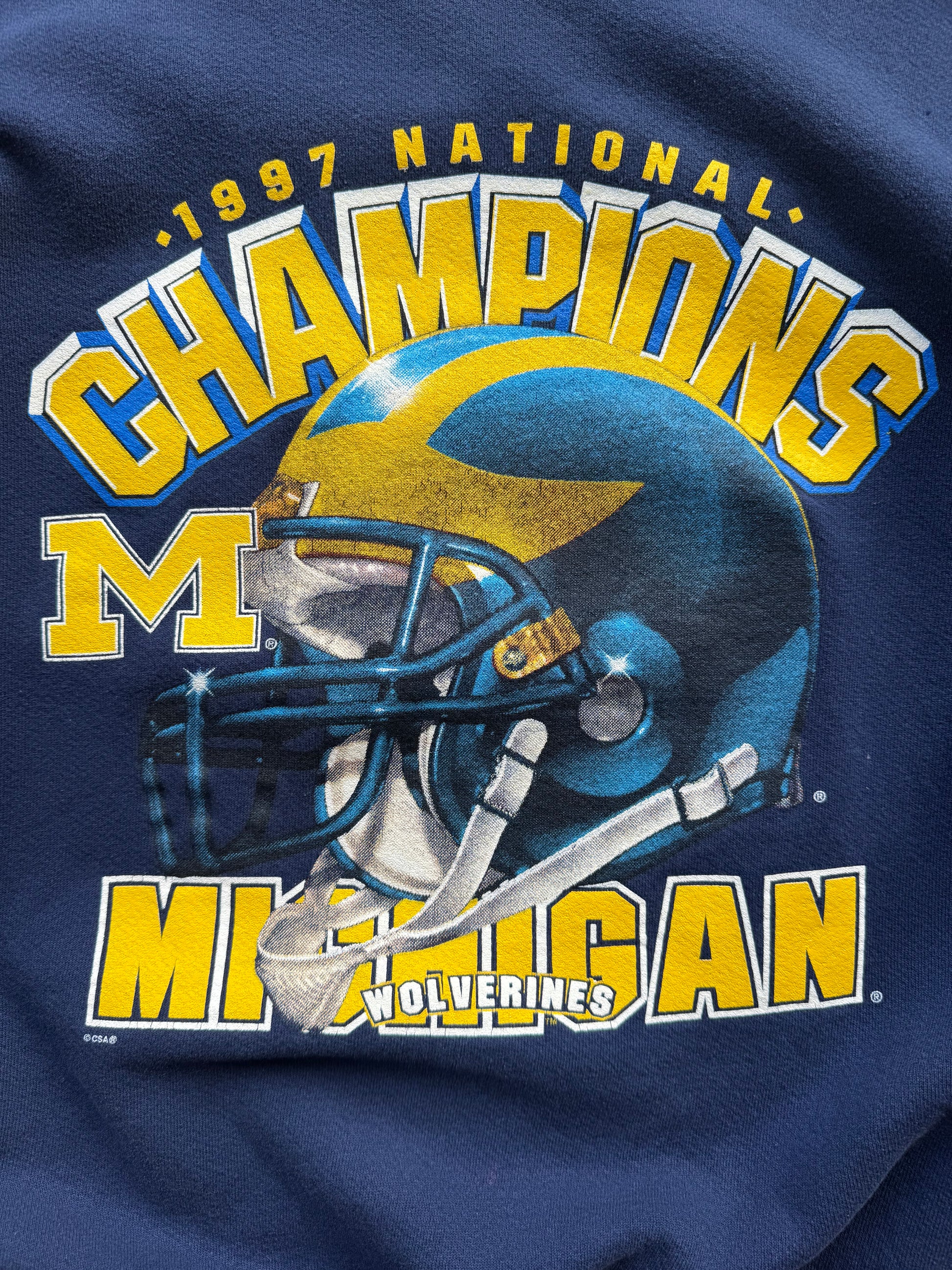 (XL) 90s Michigan Wolverines National Champs Crewneck