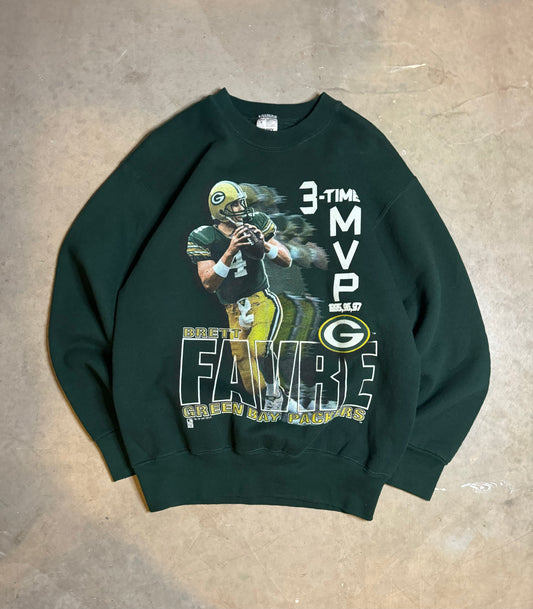 M - Vintage Brett Favre Vintage Crewneck