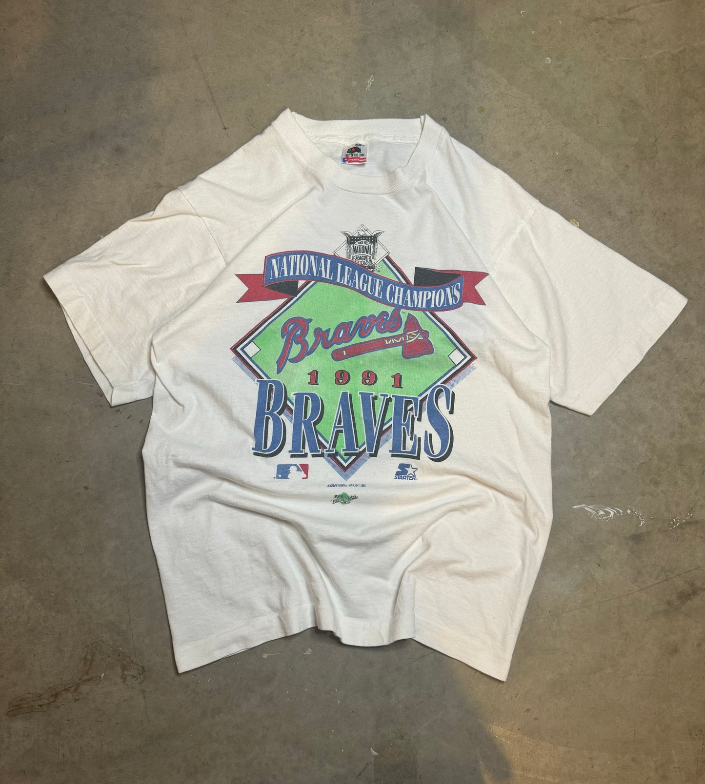 S-90s Atlanta Braves Vintage Tee