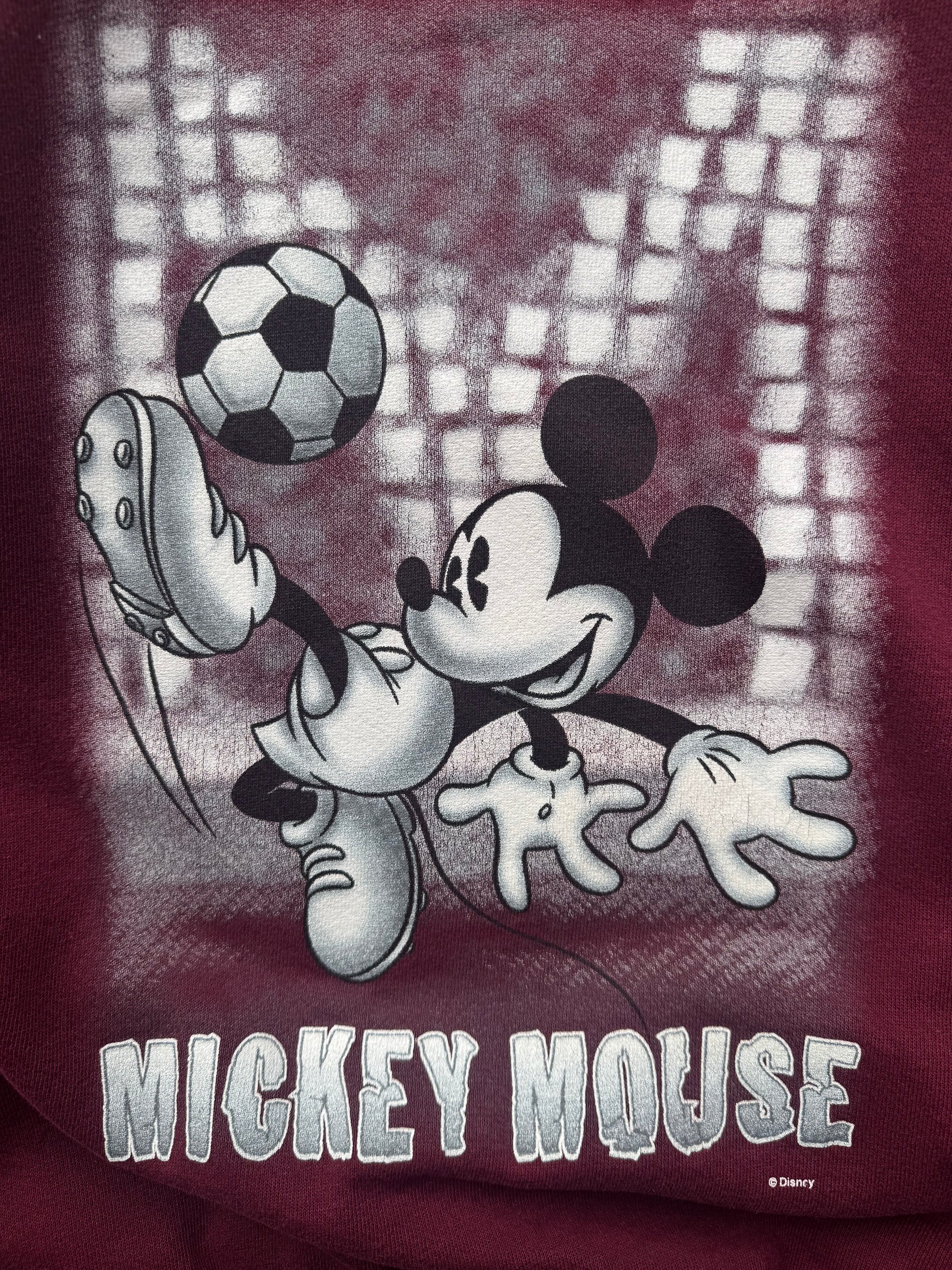 (S) 90s Mickey Mouse Soccer Crewneck