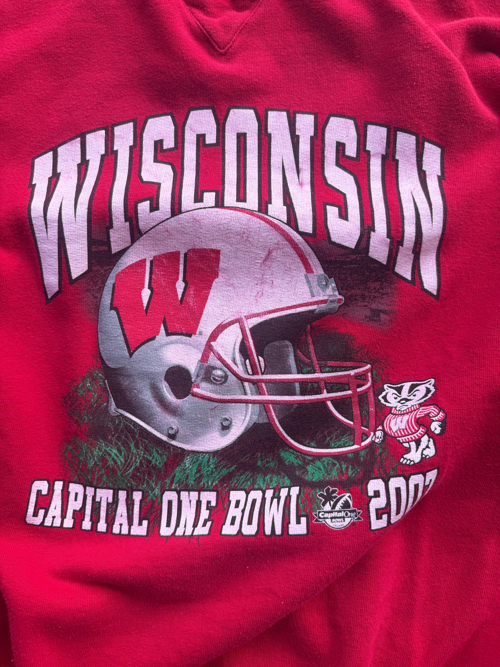 (XXL) 00s Wisconsin Badgers Bowl Crewneck
