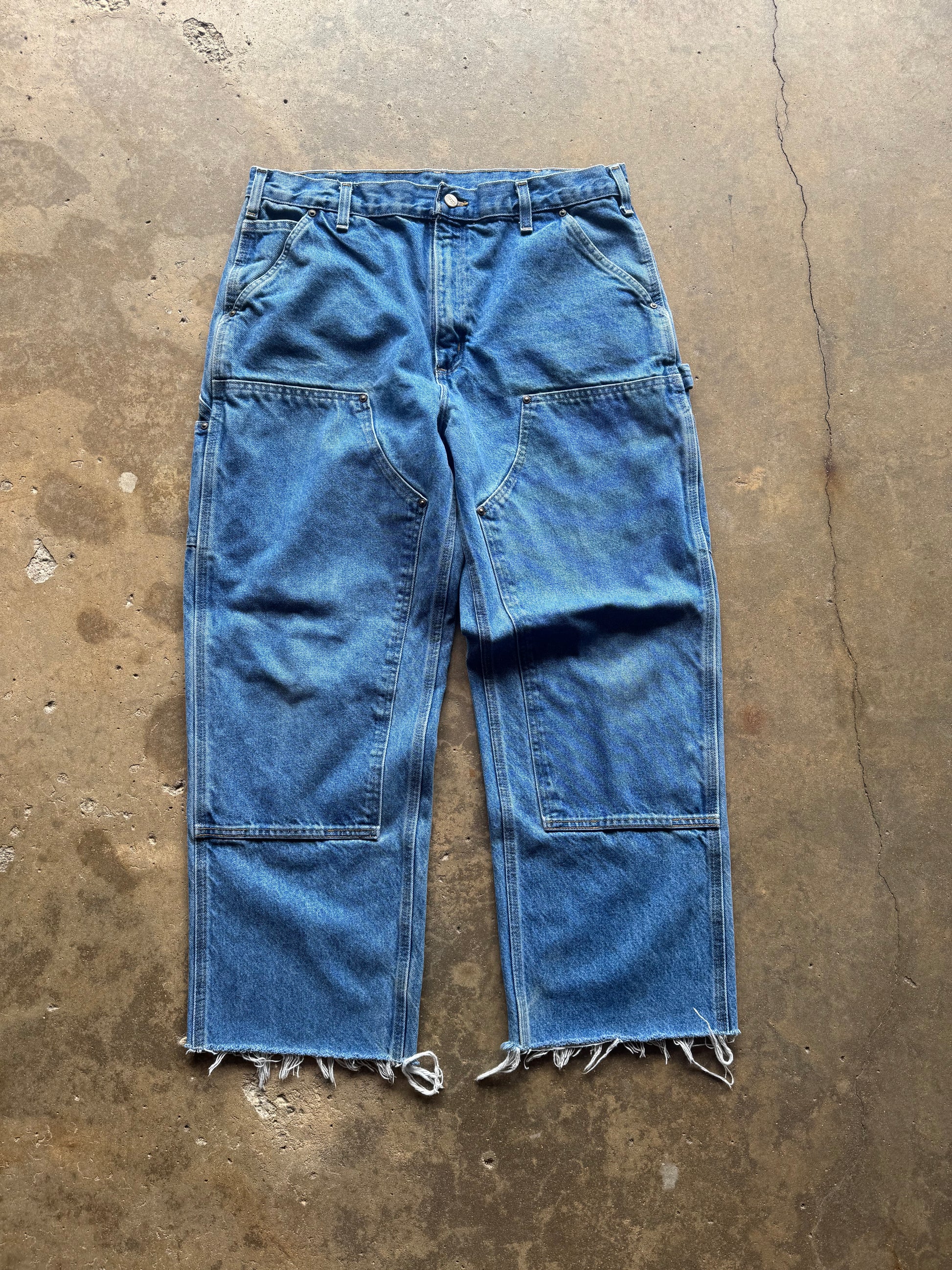 (36) 00s Denim Carhartt Double Knee Pants