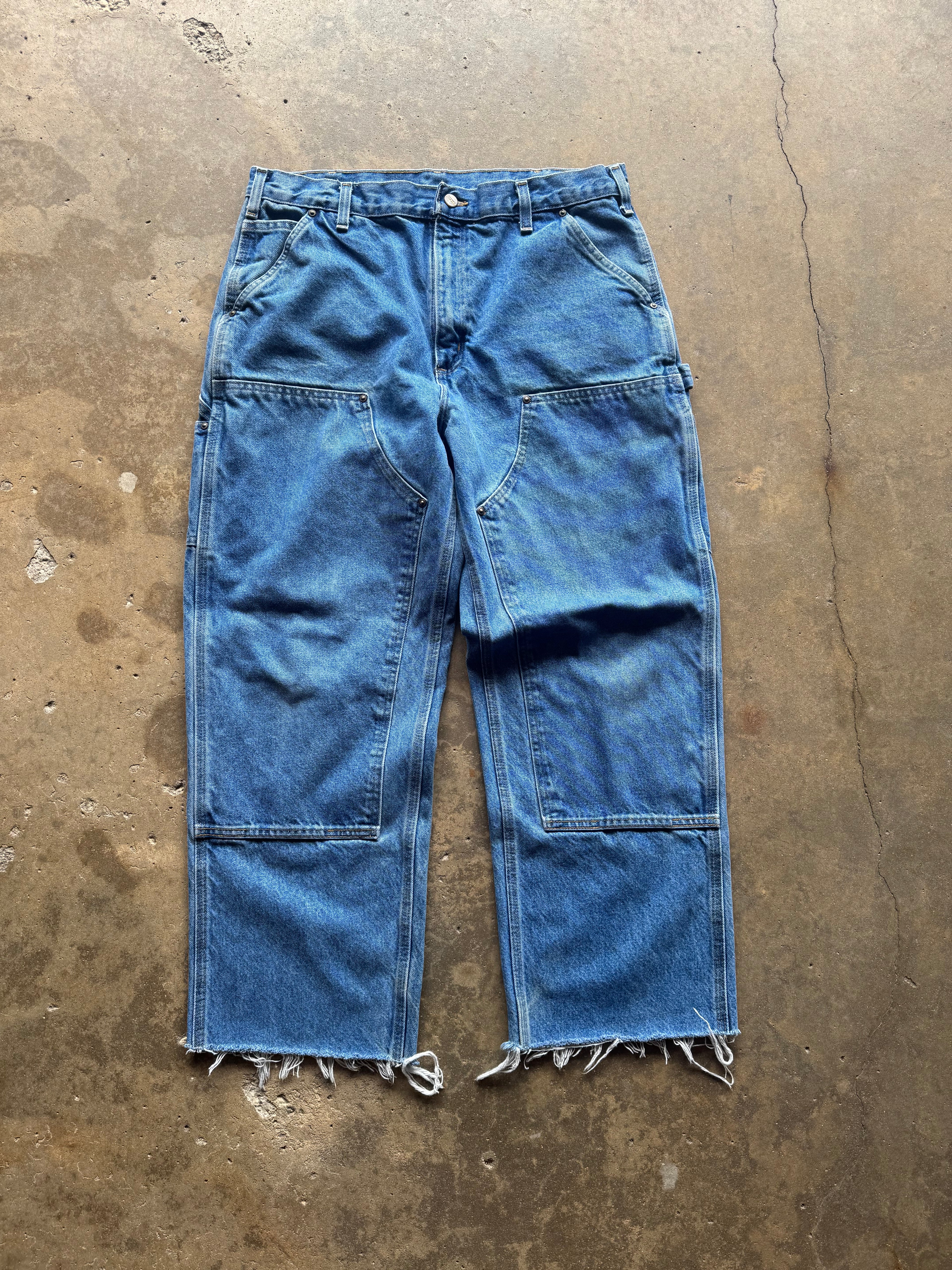 (36) 00s Denim Carhartt Double Knee Pants