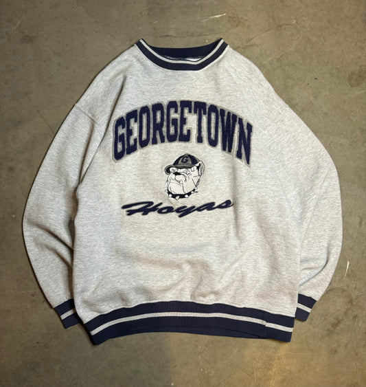 L - Vintage University of Georgetown Crewneck