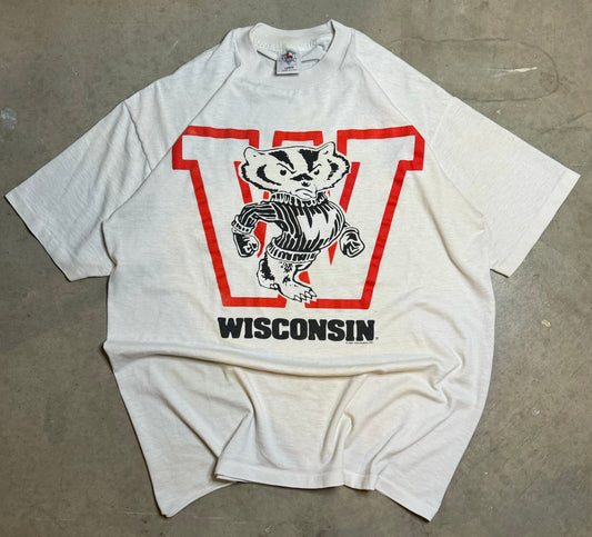 L-90s Wisconsin Badgers Vintage Tee