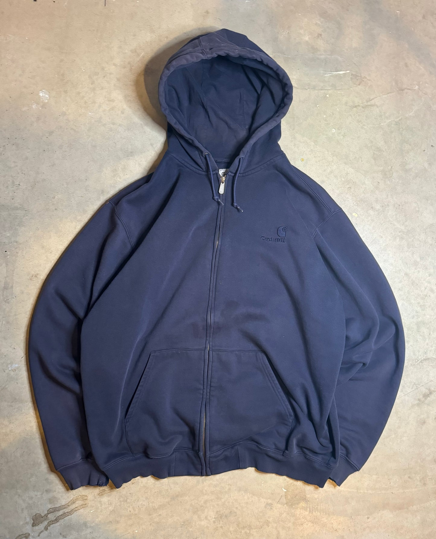 XL - Vintage Carhartt Zip-up Hoodie