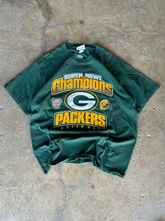 XL-90s Green Bay Packers Super Bowl Vintage Tee