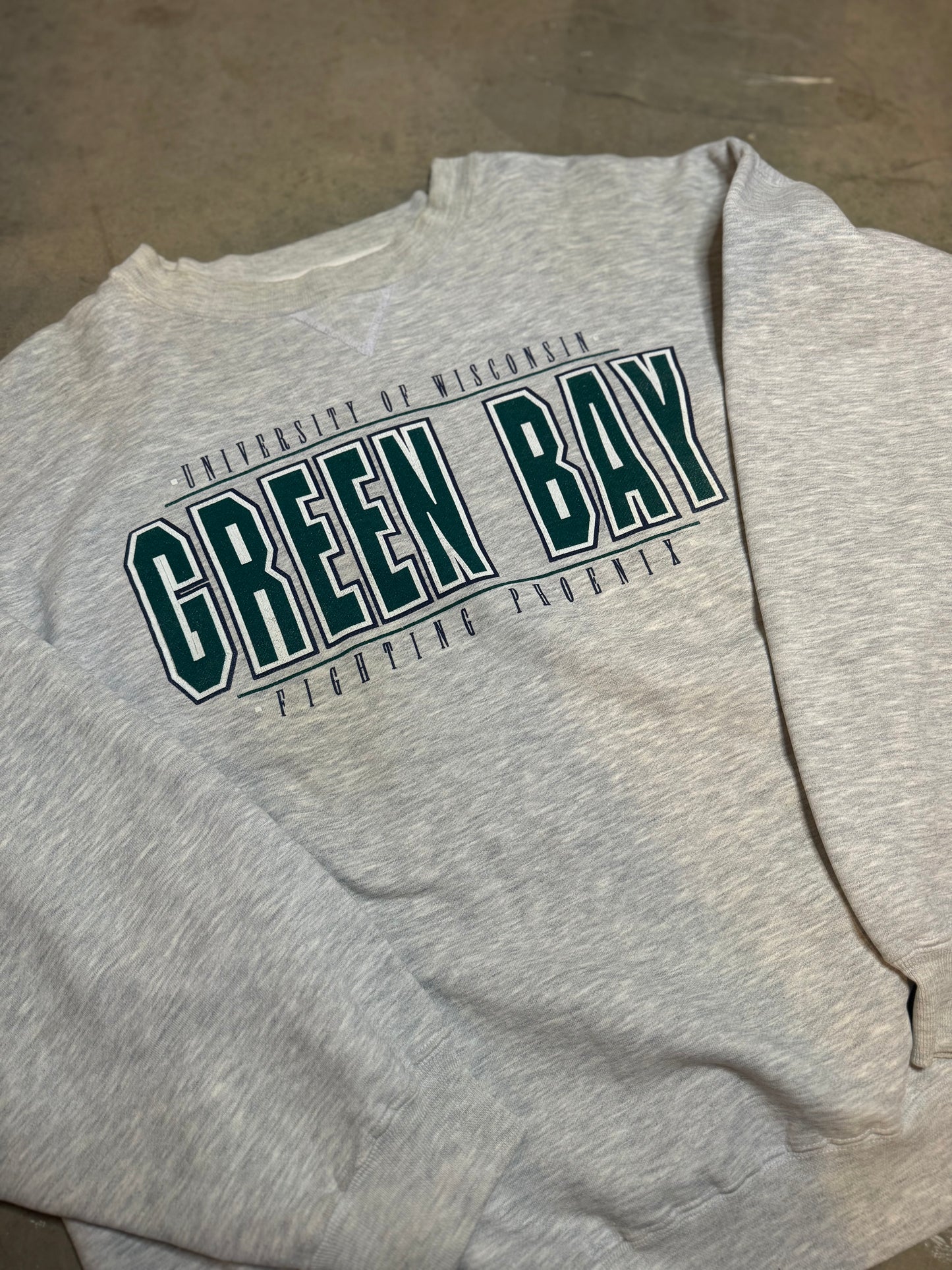 L-90s University of Green Bay Vintage Crewneck