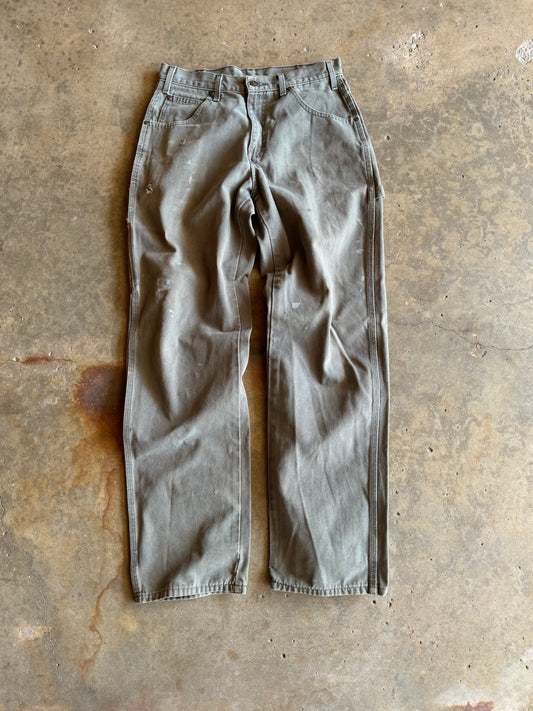 32 - Olive Green Dickies Carpenter pants